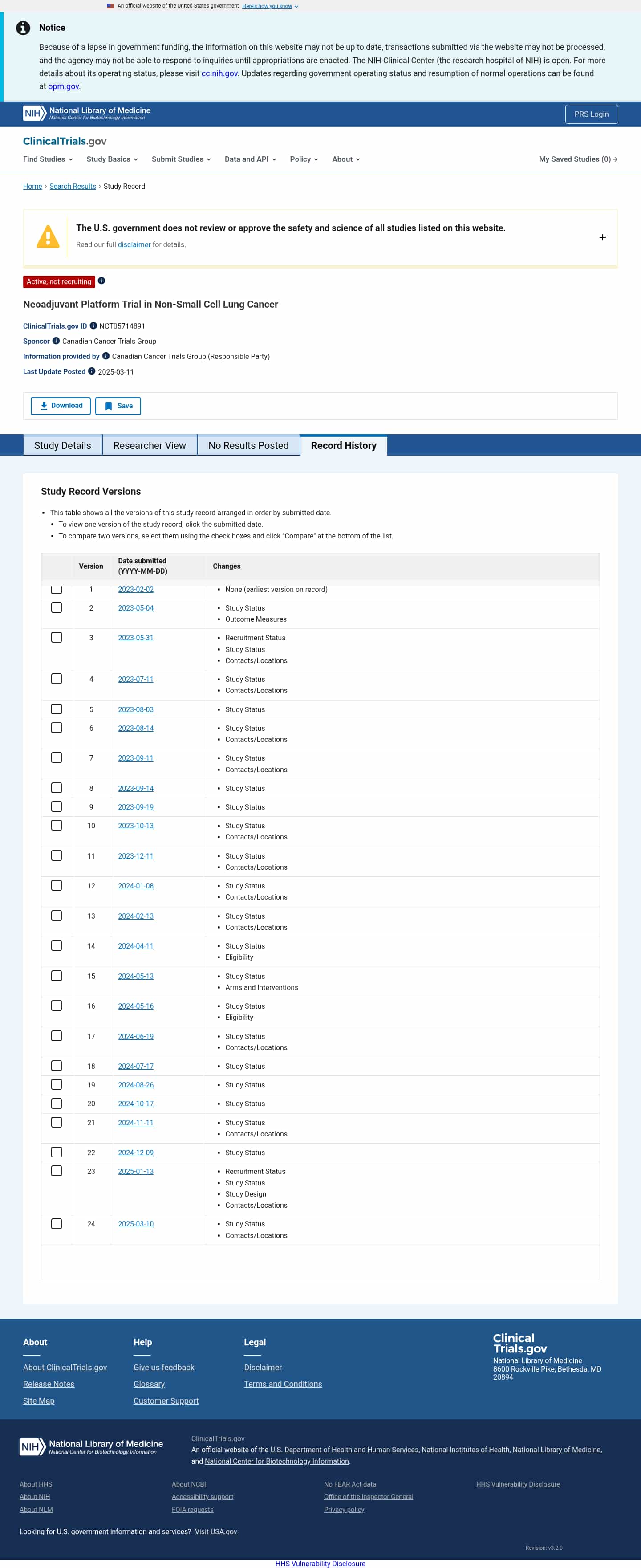 Latest website image capture