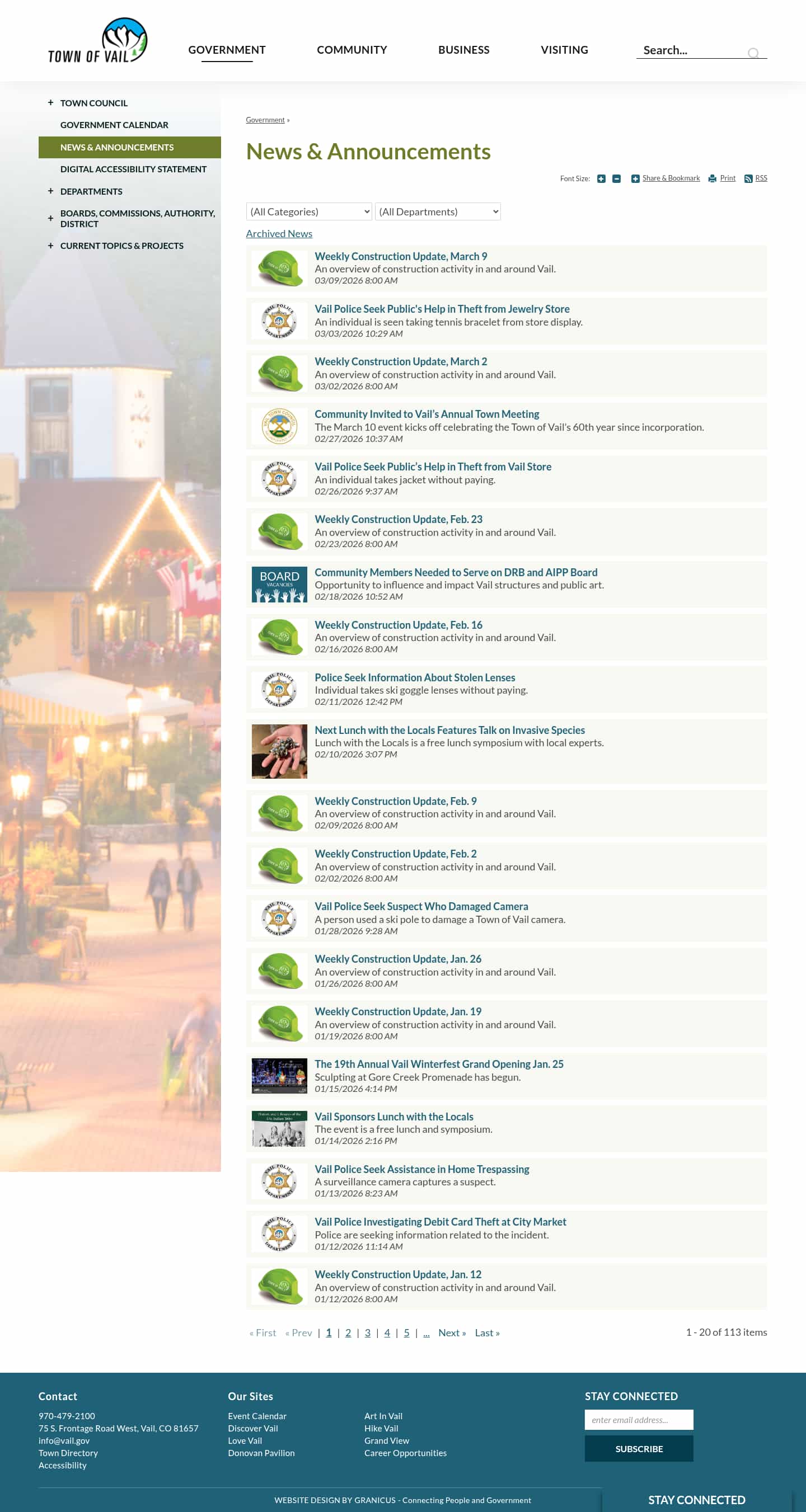 Latest website image capture