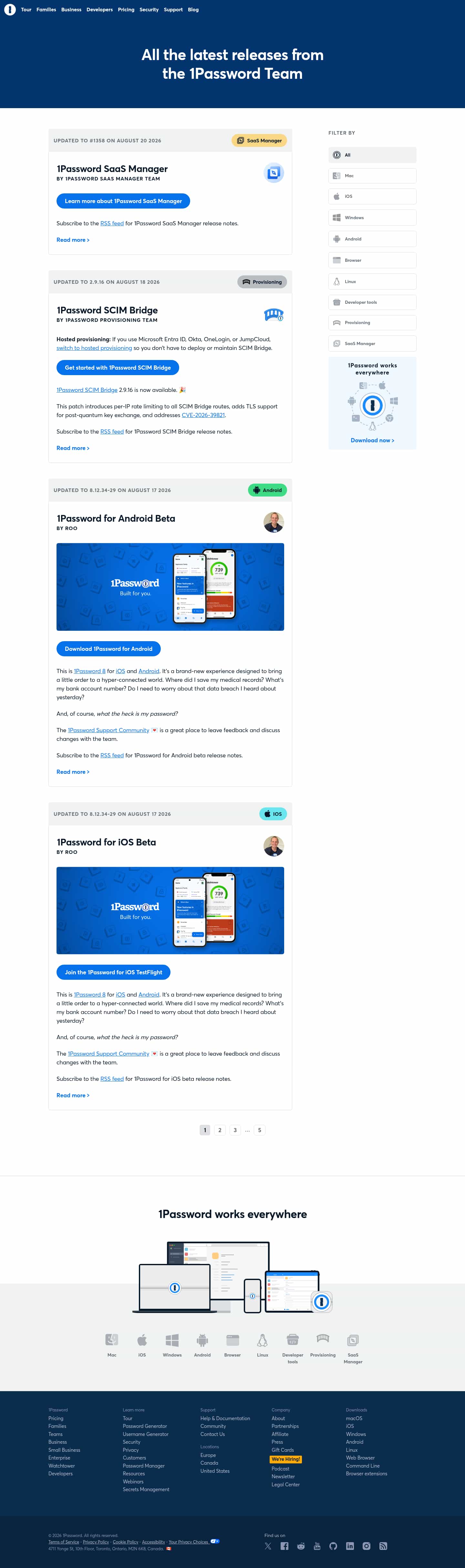 Latest website image capture
