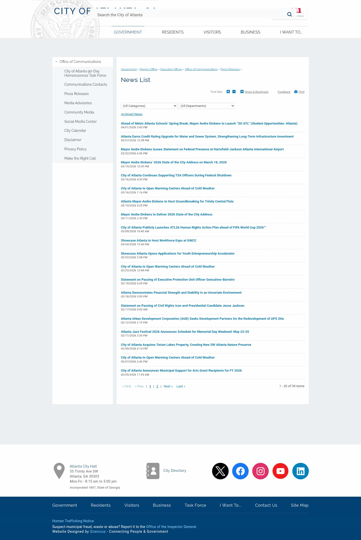 Latest website image capture