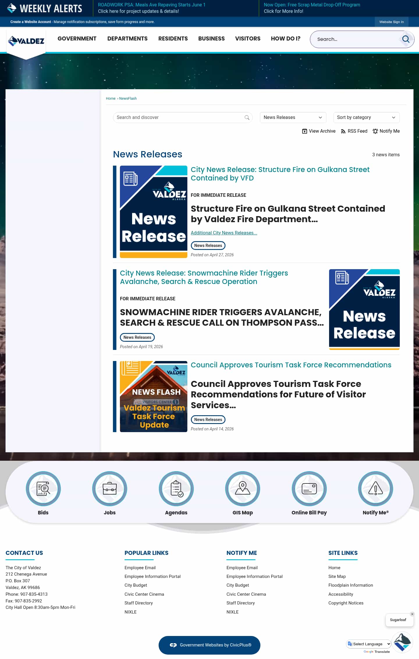 Latest website image capture