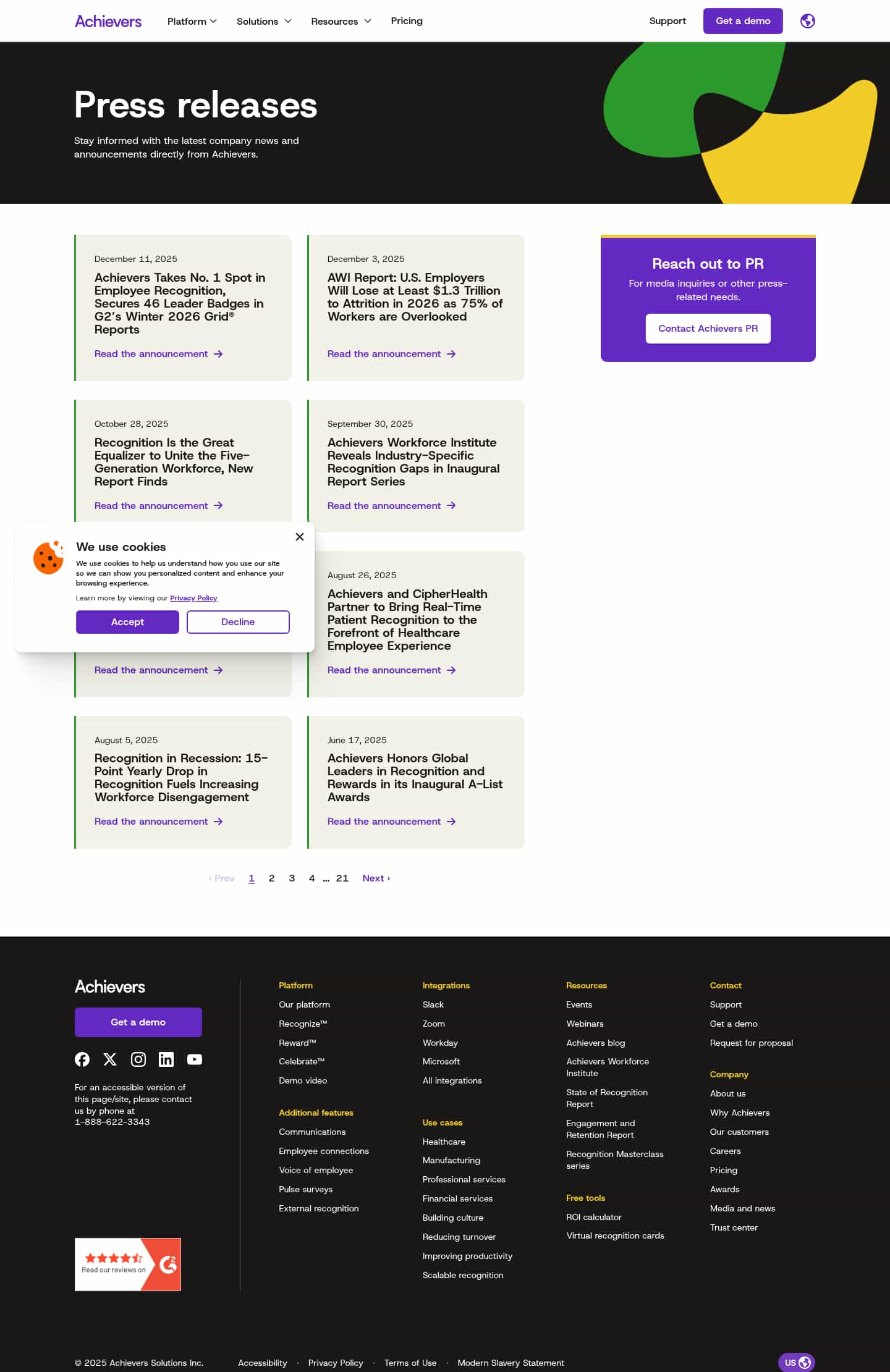 Latest website image capture