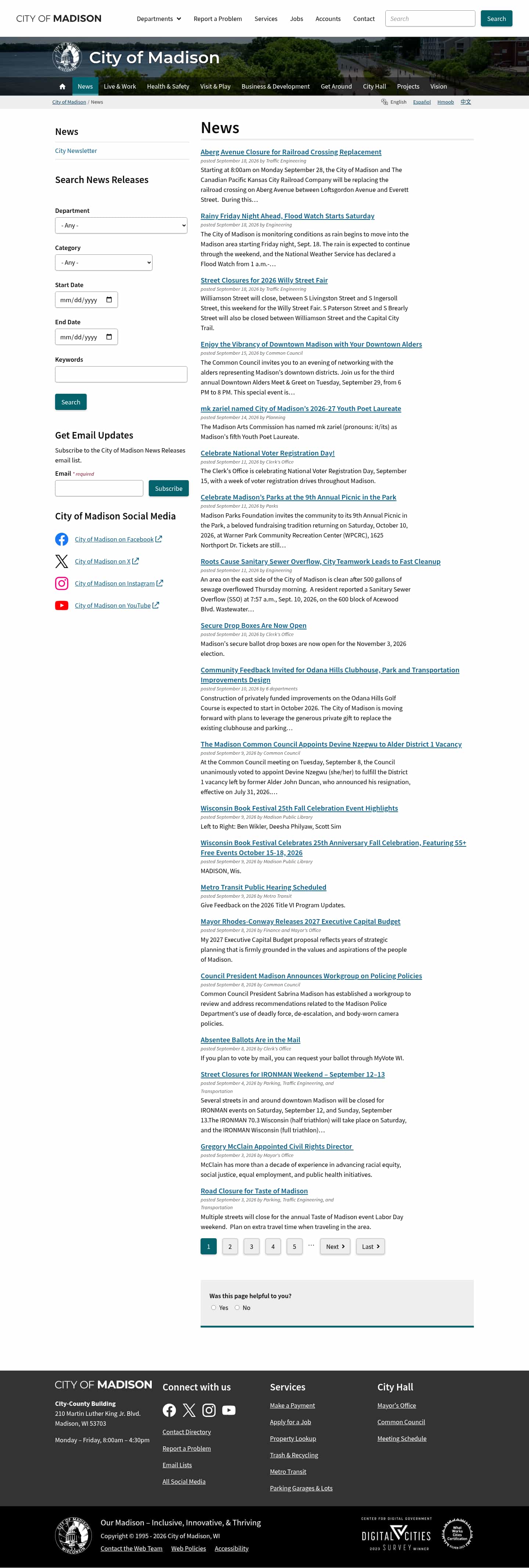 Latest website image capture