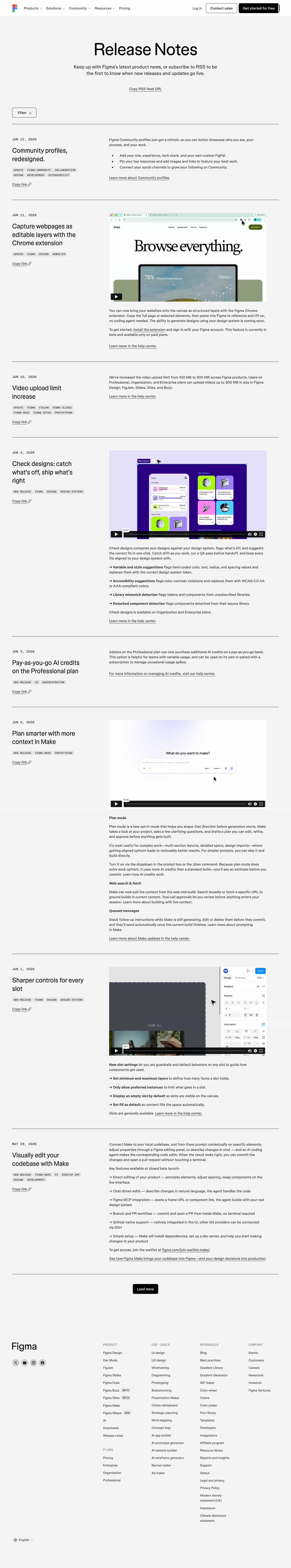Latest website image capture