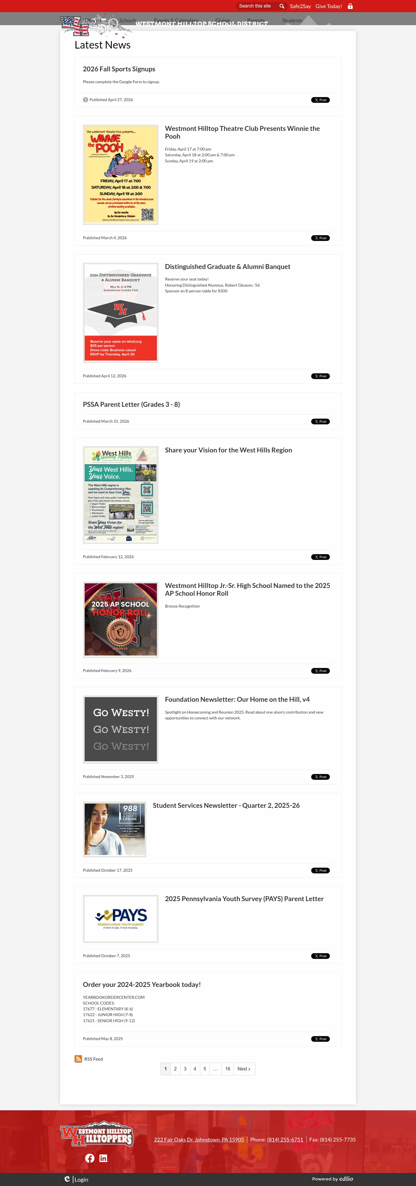 Latest website image capture