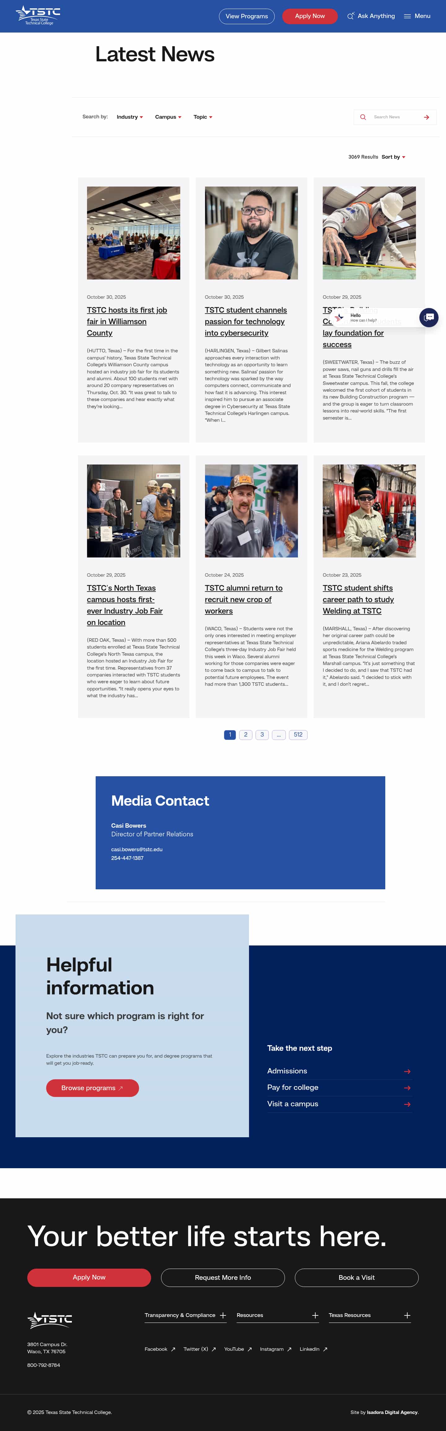 Latest website image capture