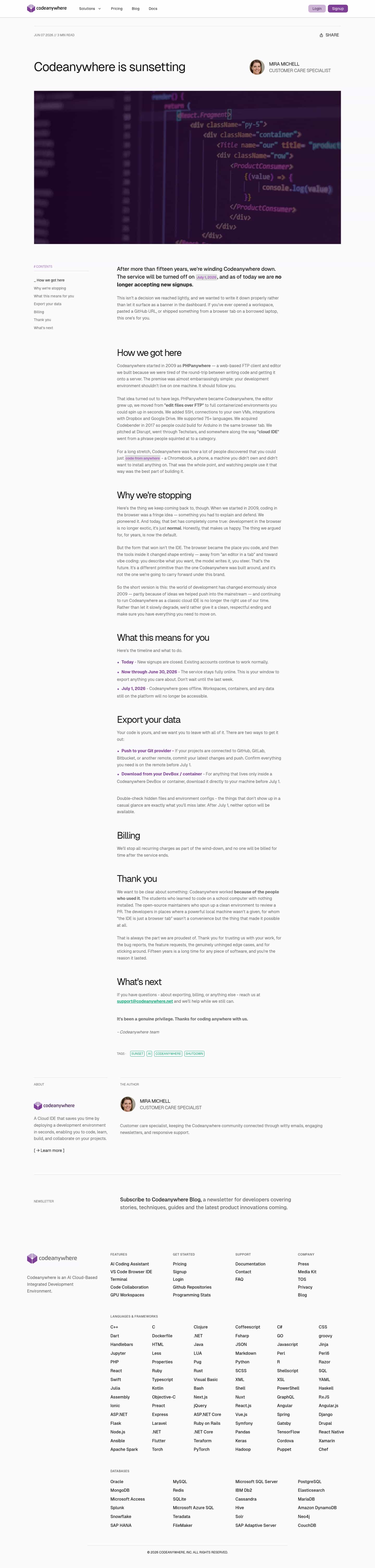 Latest website image capture