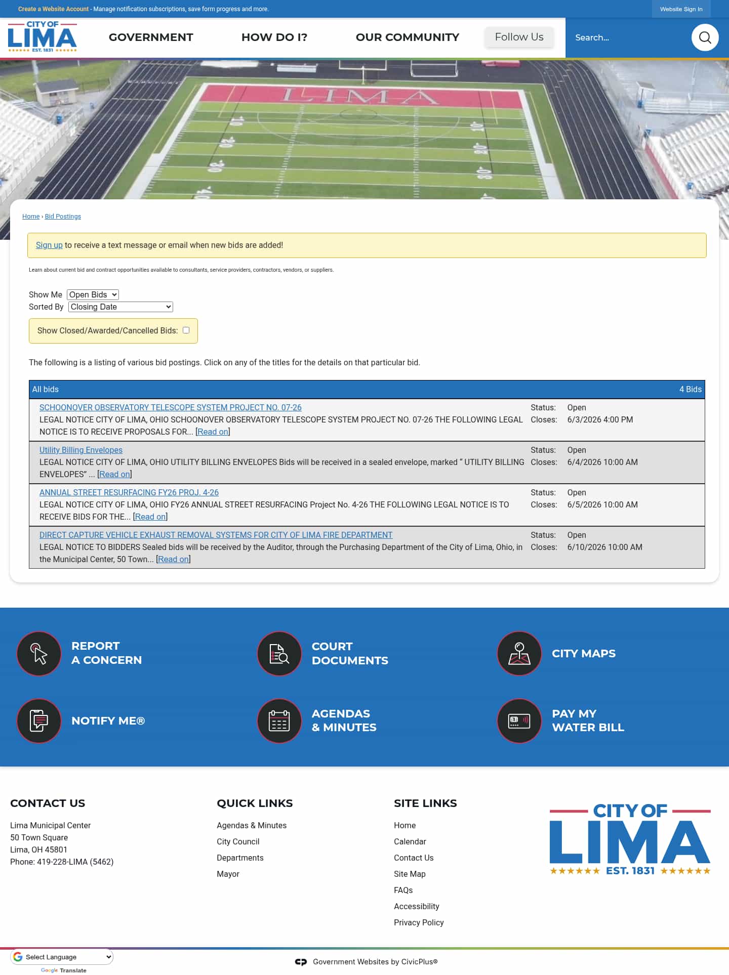 Latest website image capture