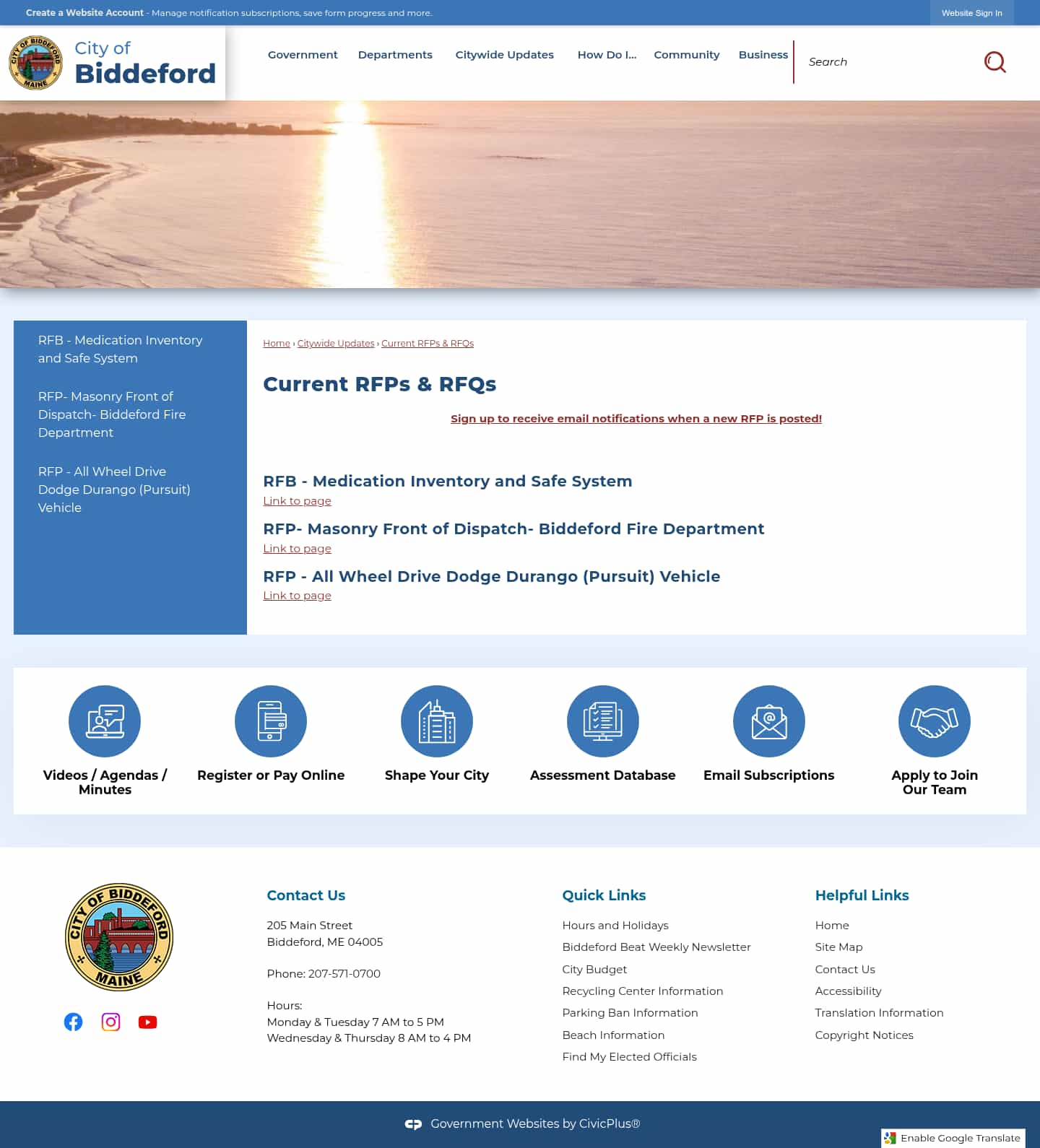 Latest website image capture