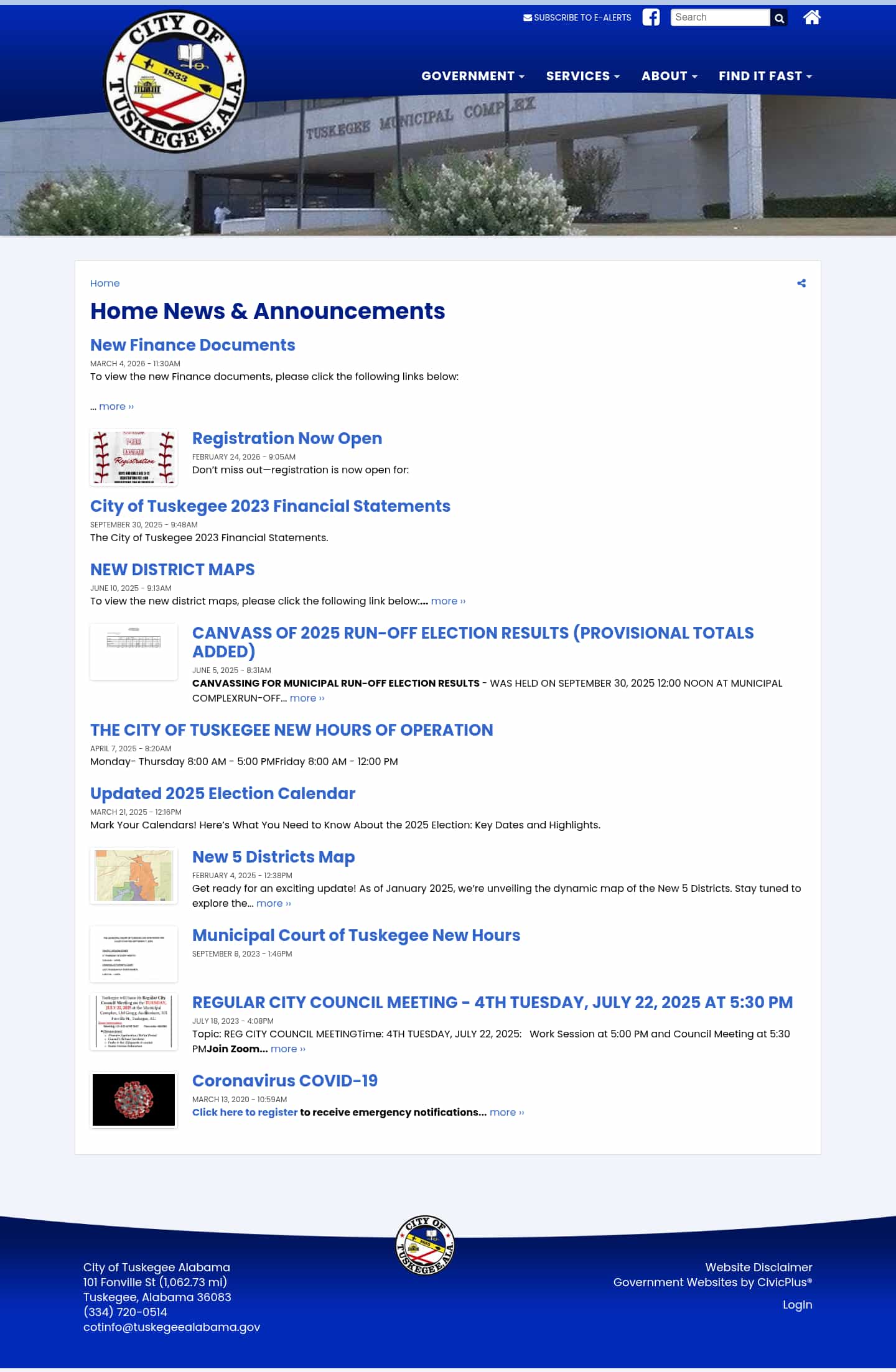 Latest website image capture