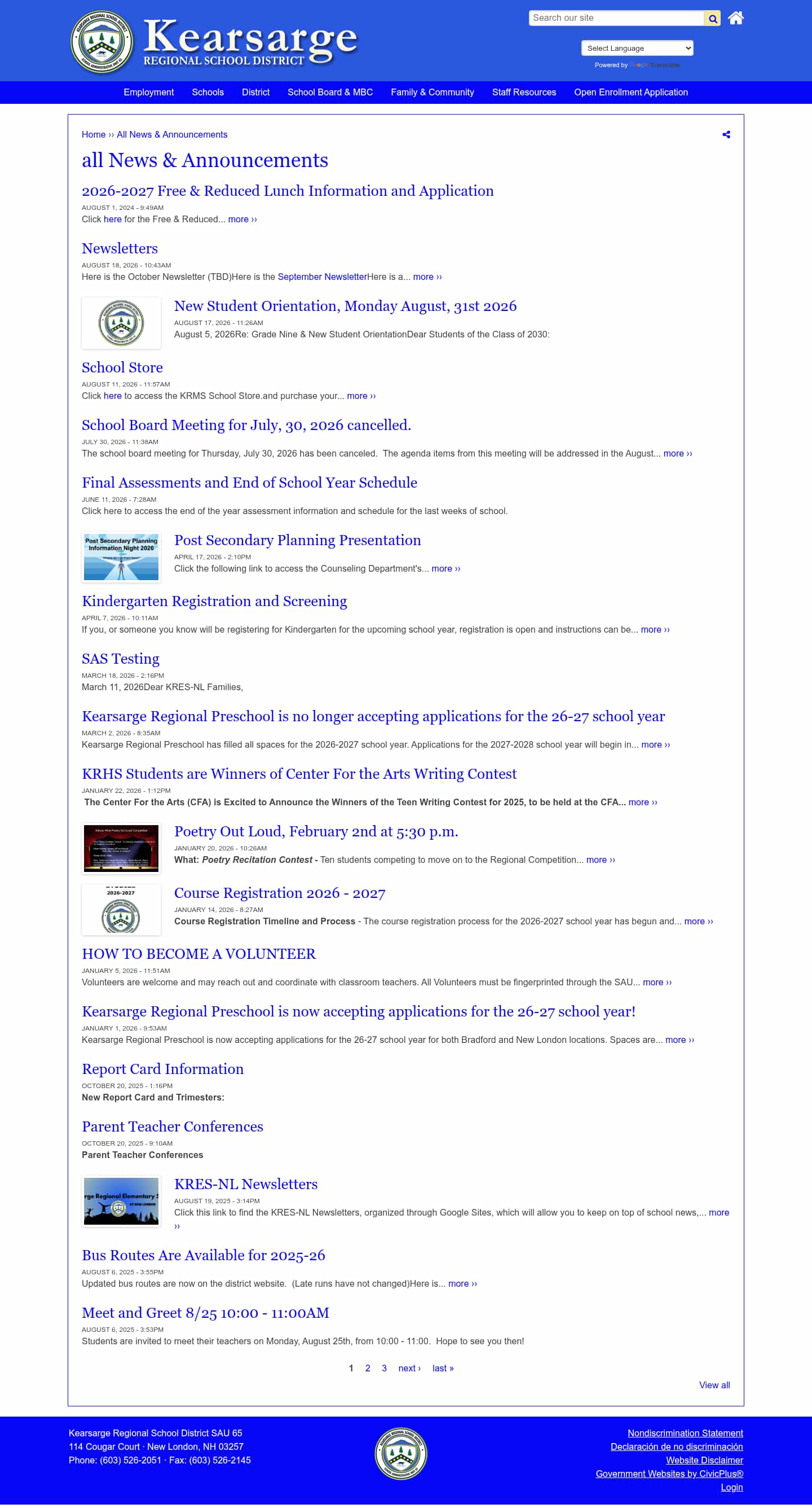 Latest website image capture