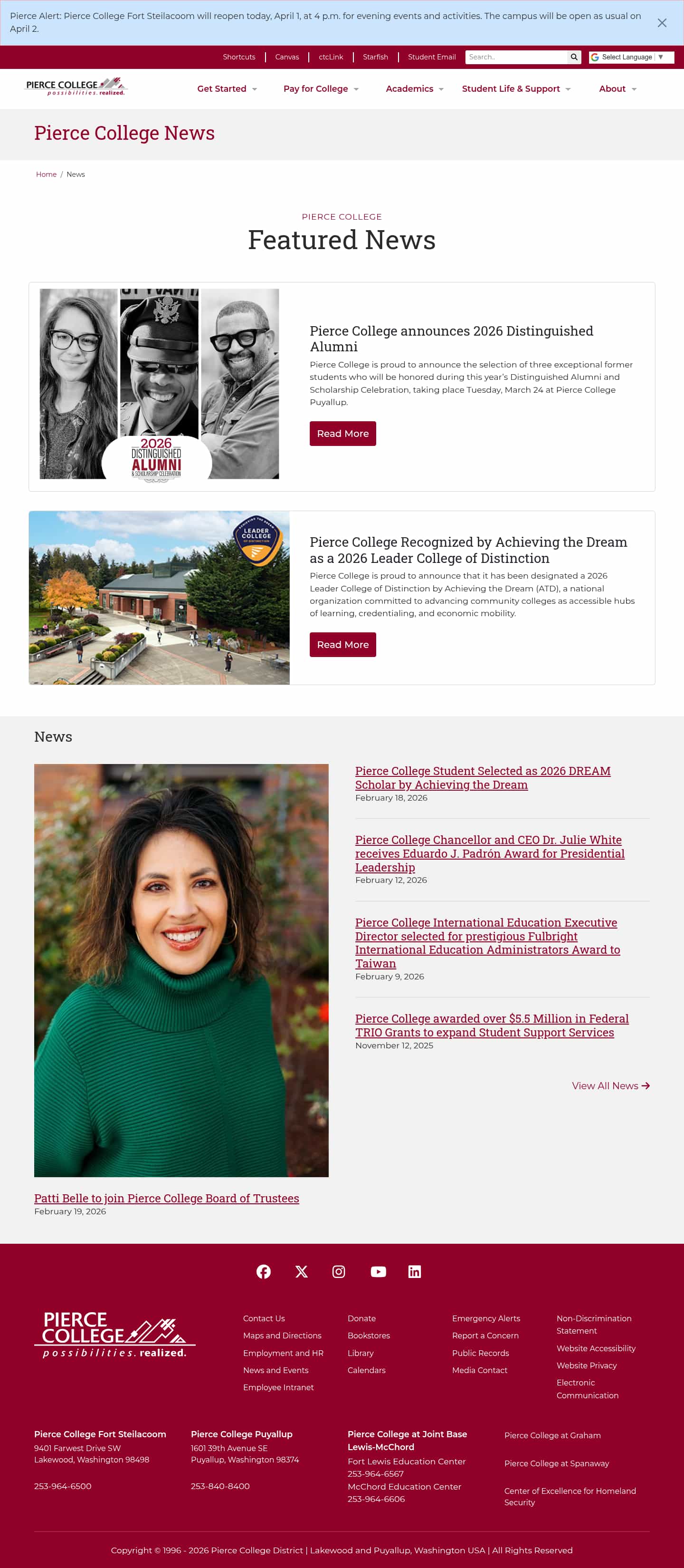 Latest website image capture