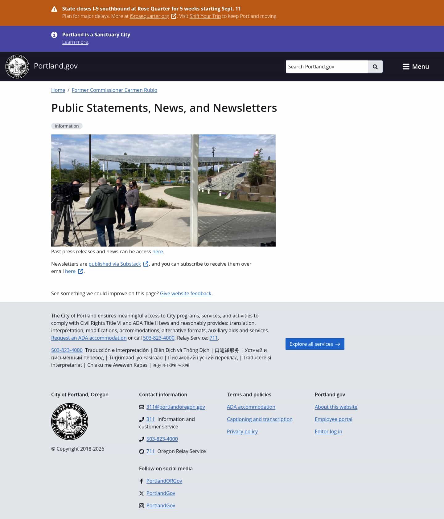 Latest website image capture