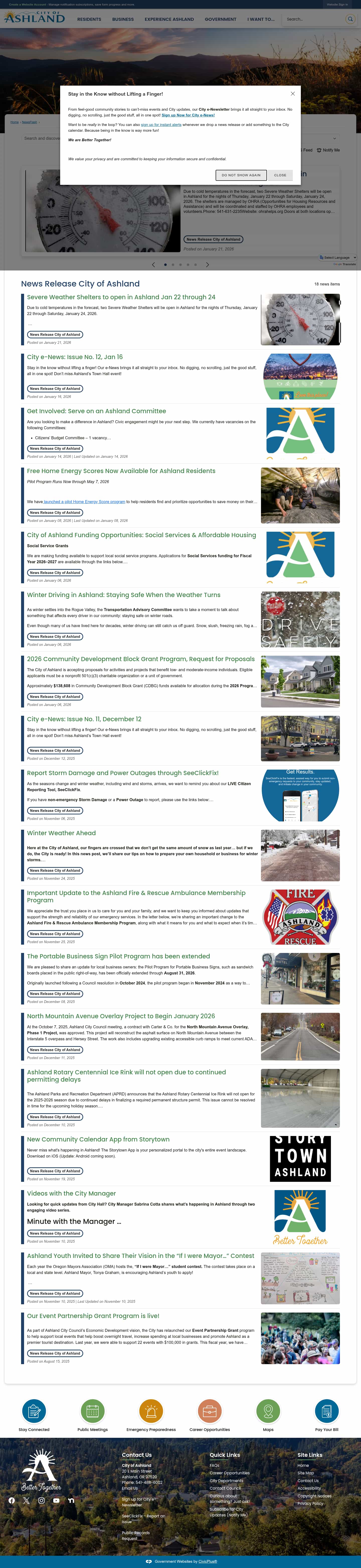 Latest website image capture