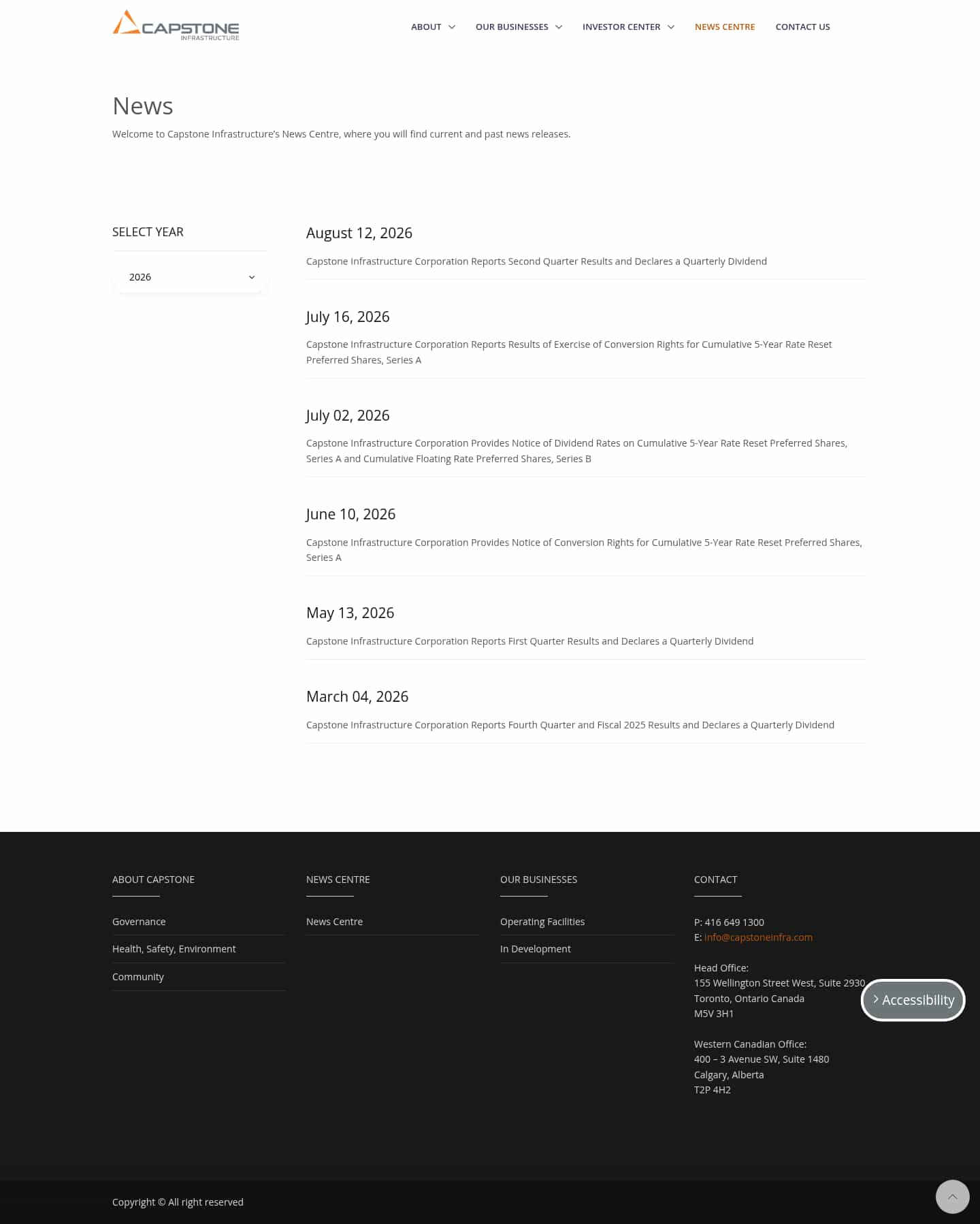 Latest website image capture