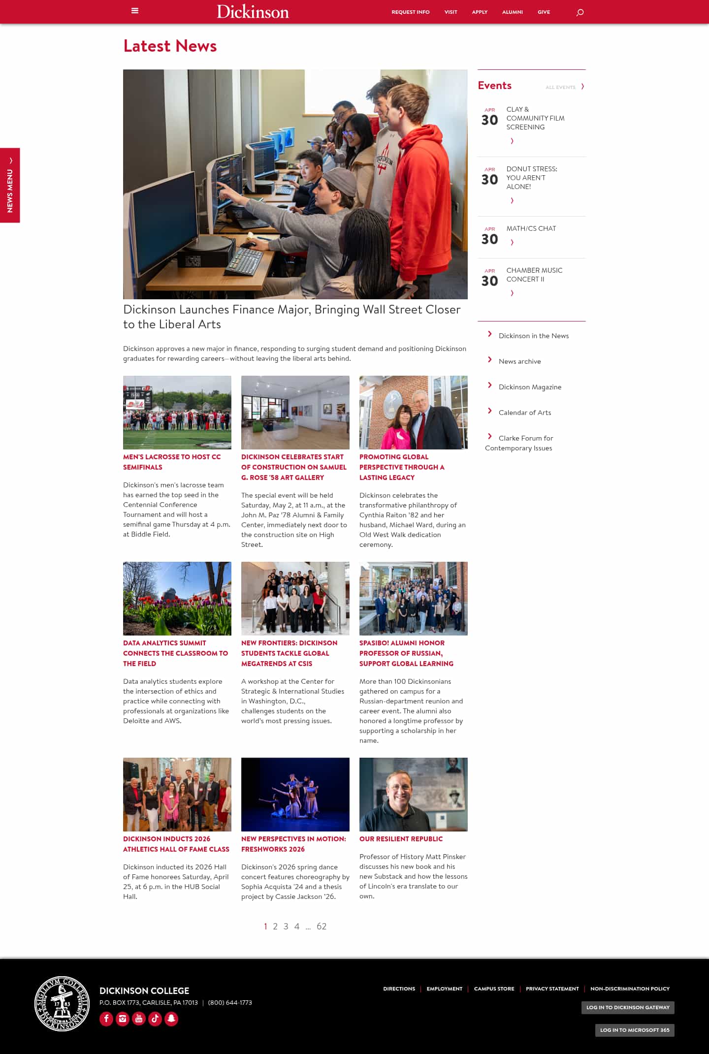 Latest website image capture