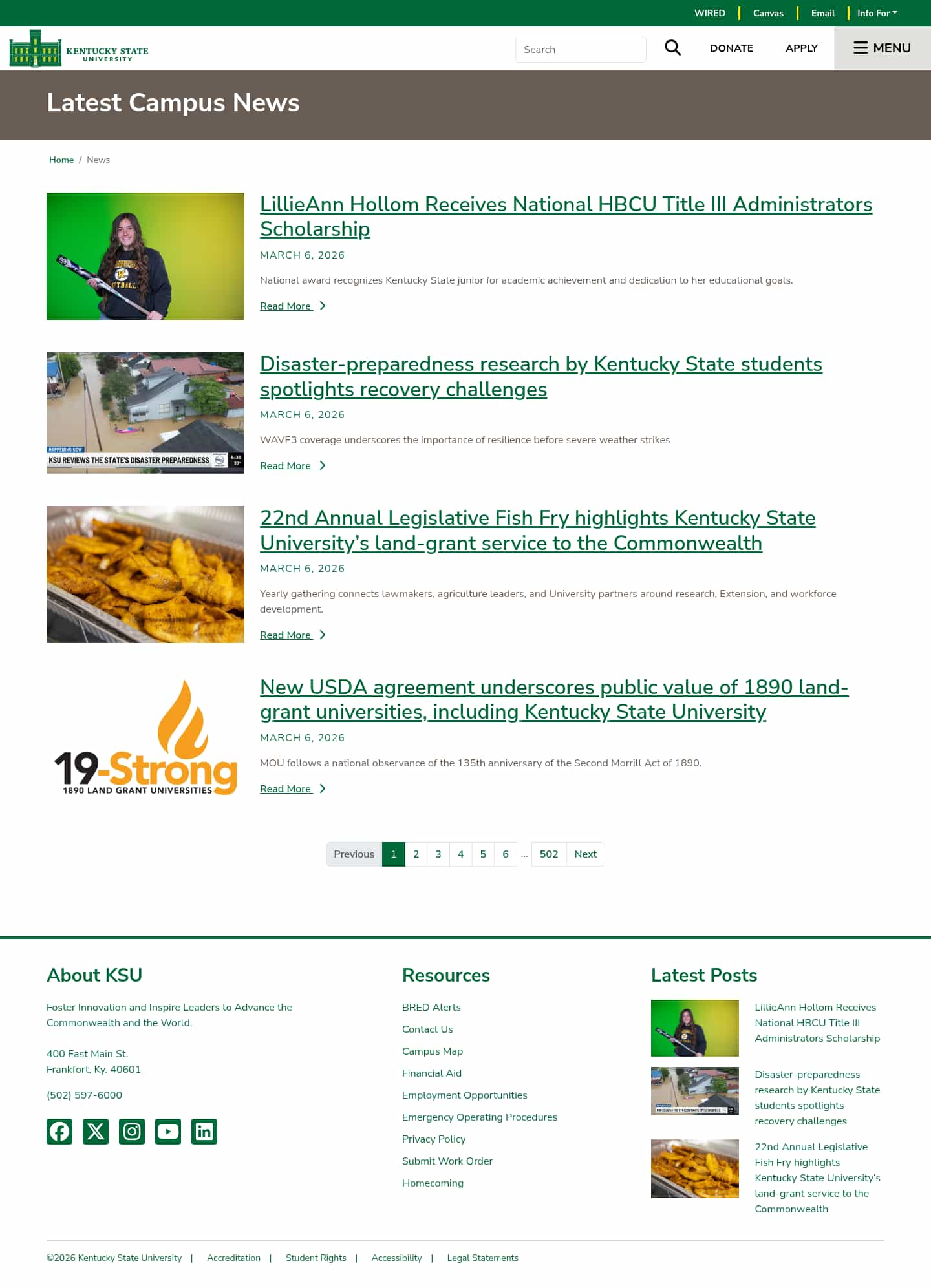 Latest website image capture