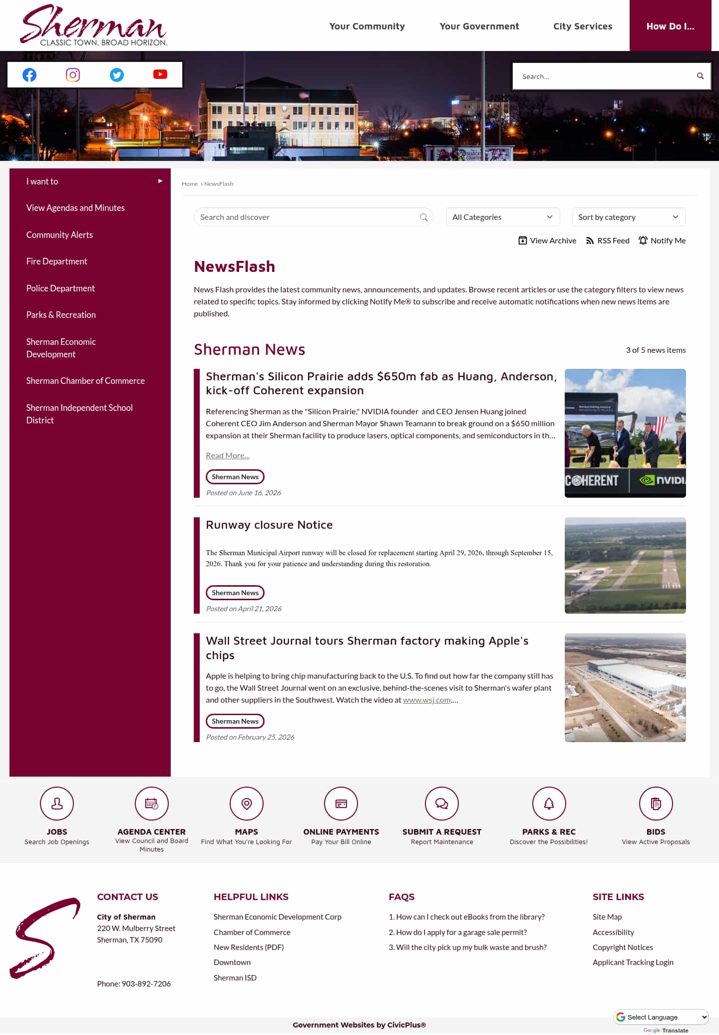 Latest website image capture