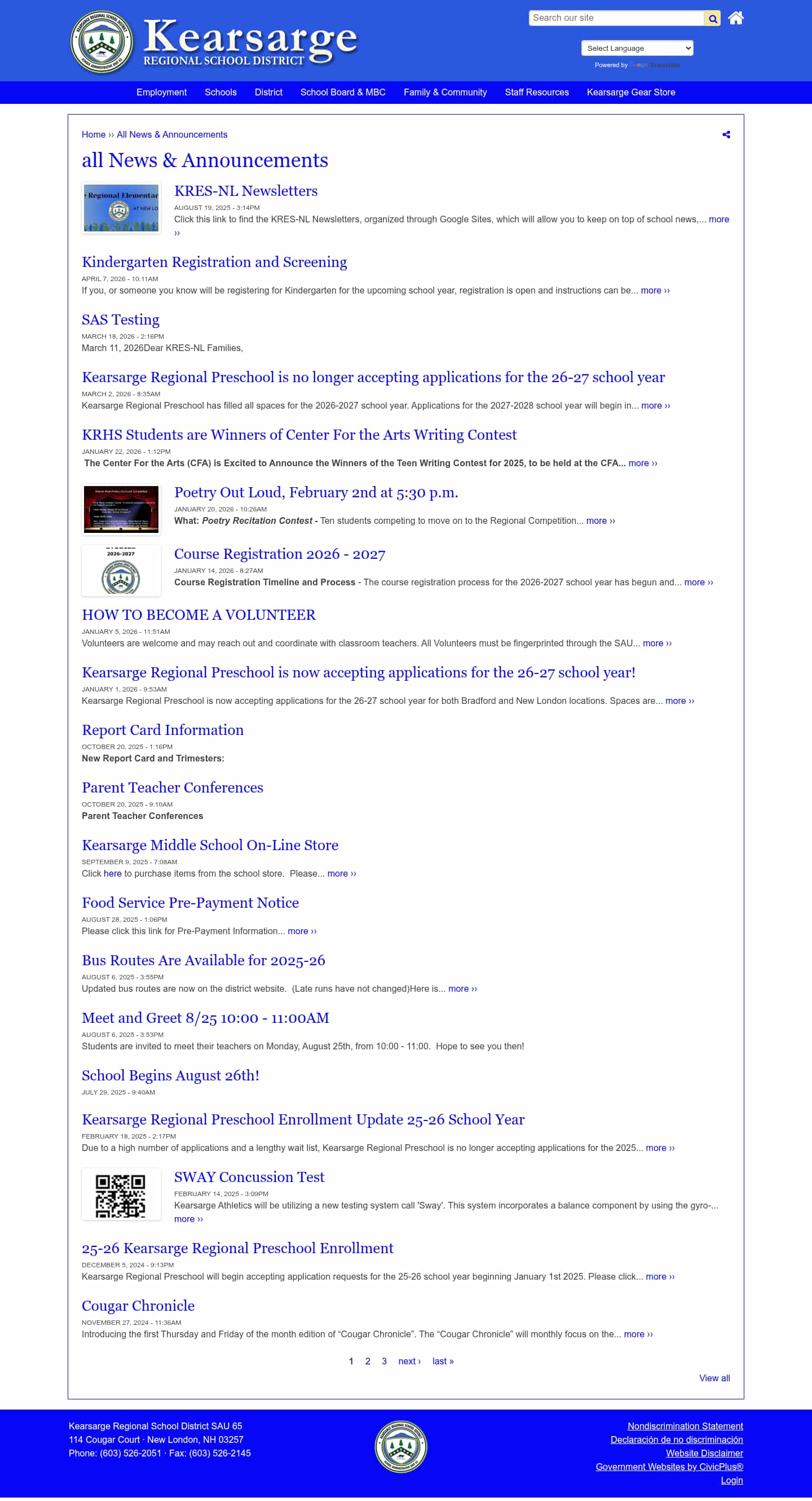 Latest website image capture
