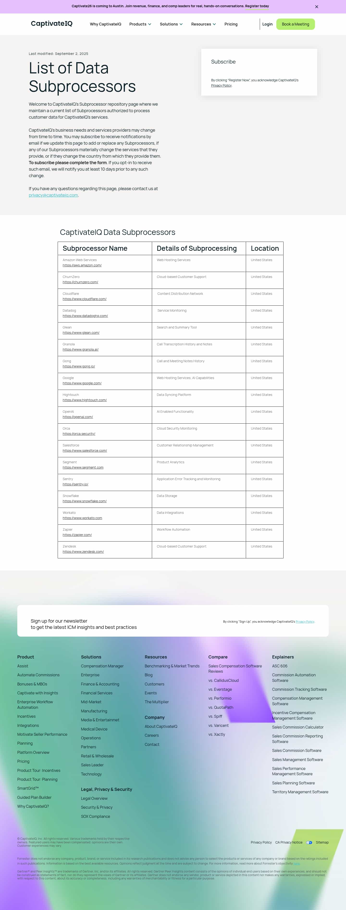 Latest website image capture