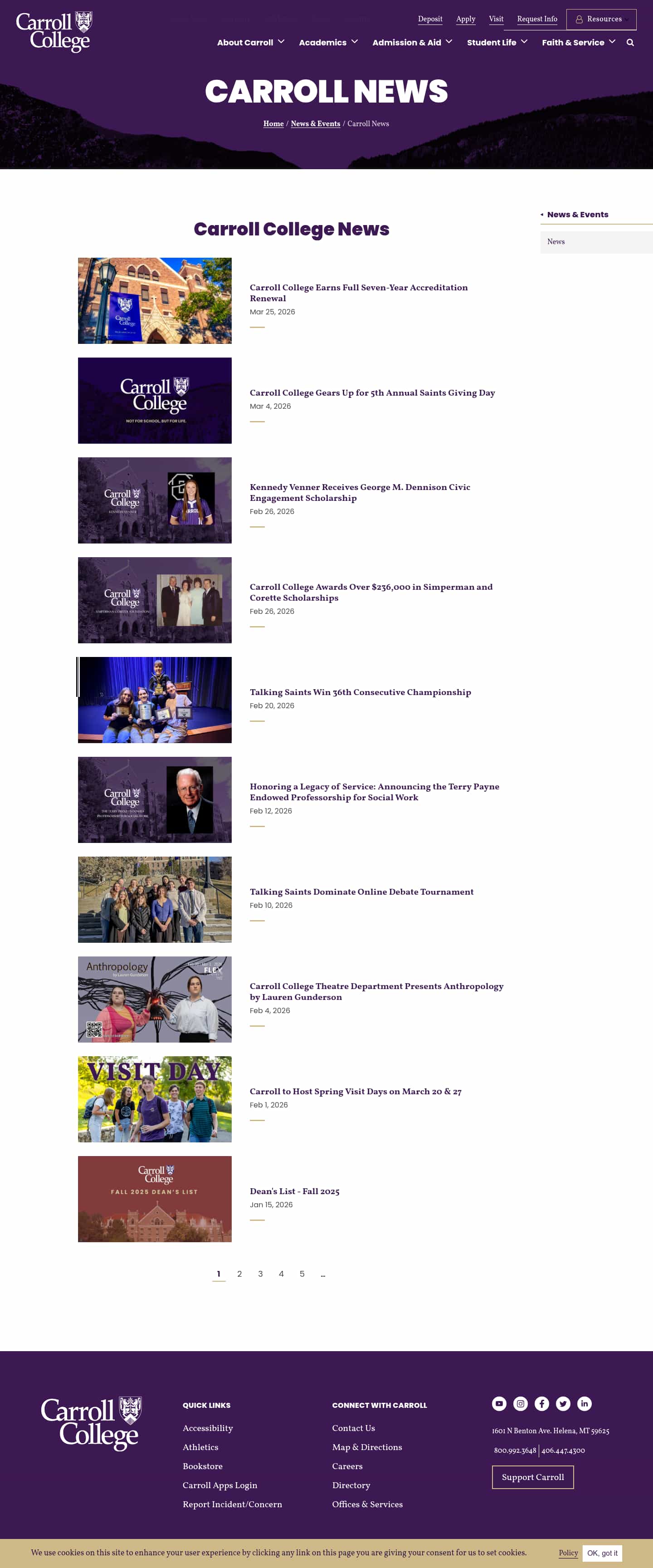 Latest website image capture