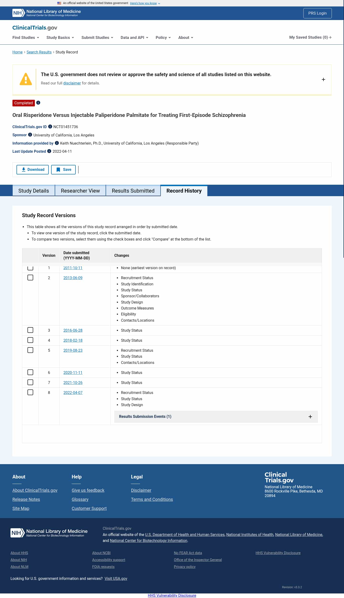 Latest website image capture