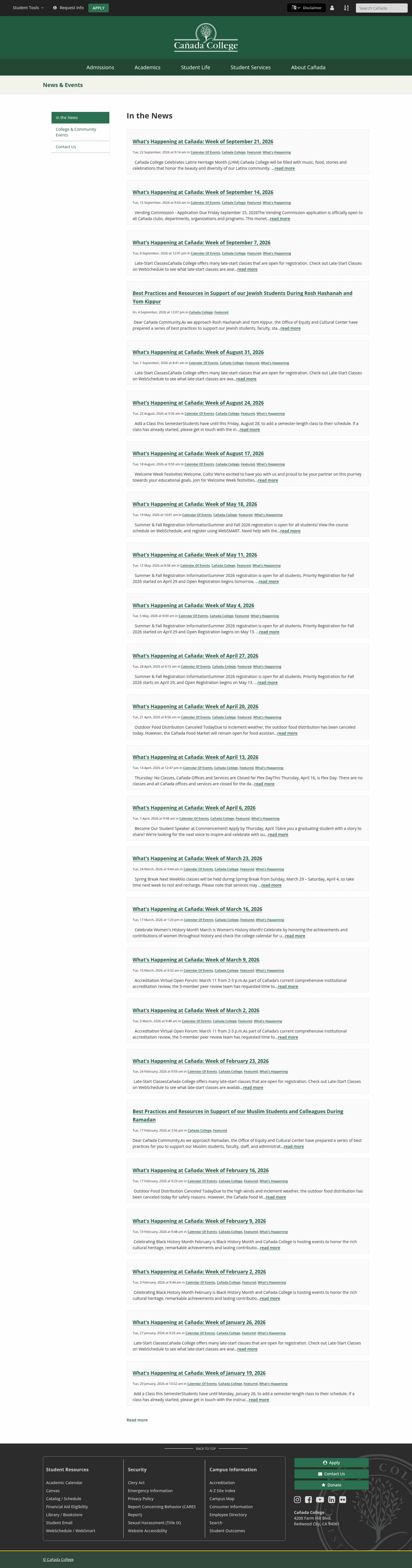 Latest website image capture