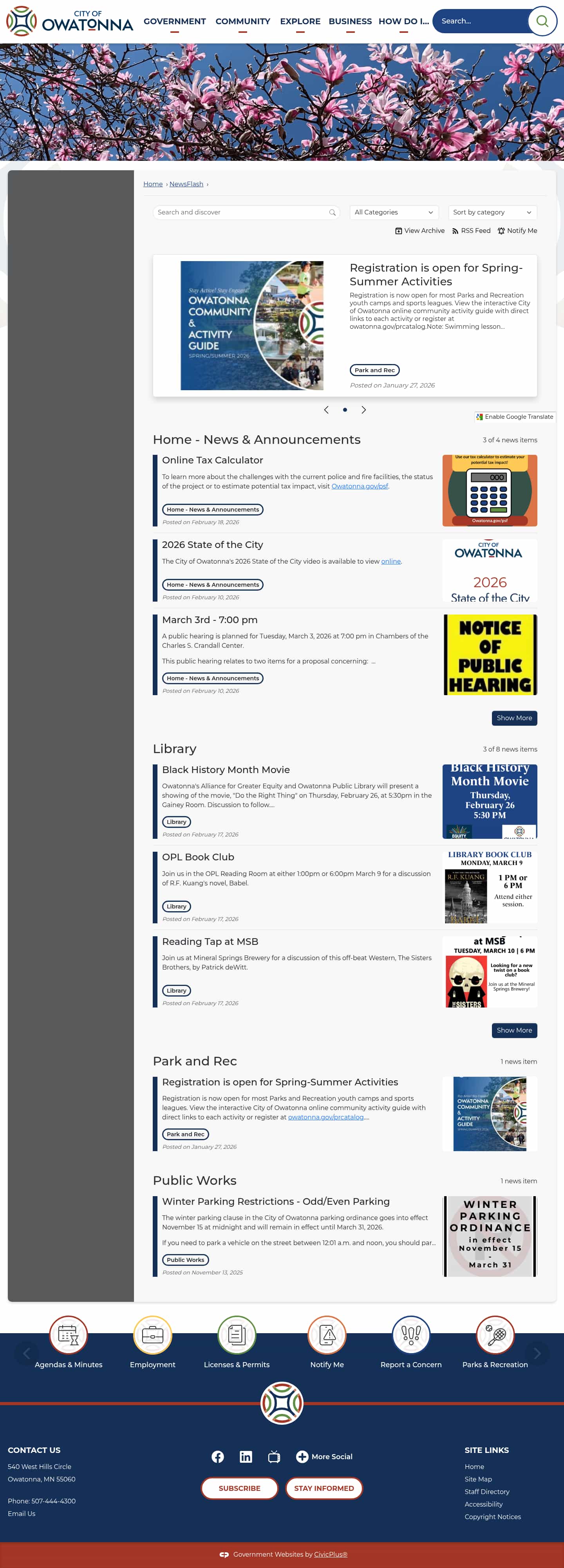 Latest website image capture