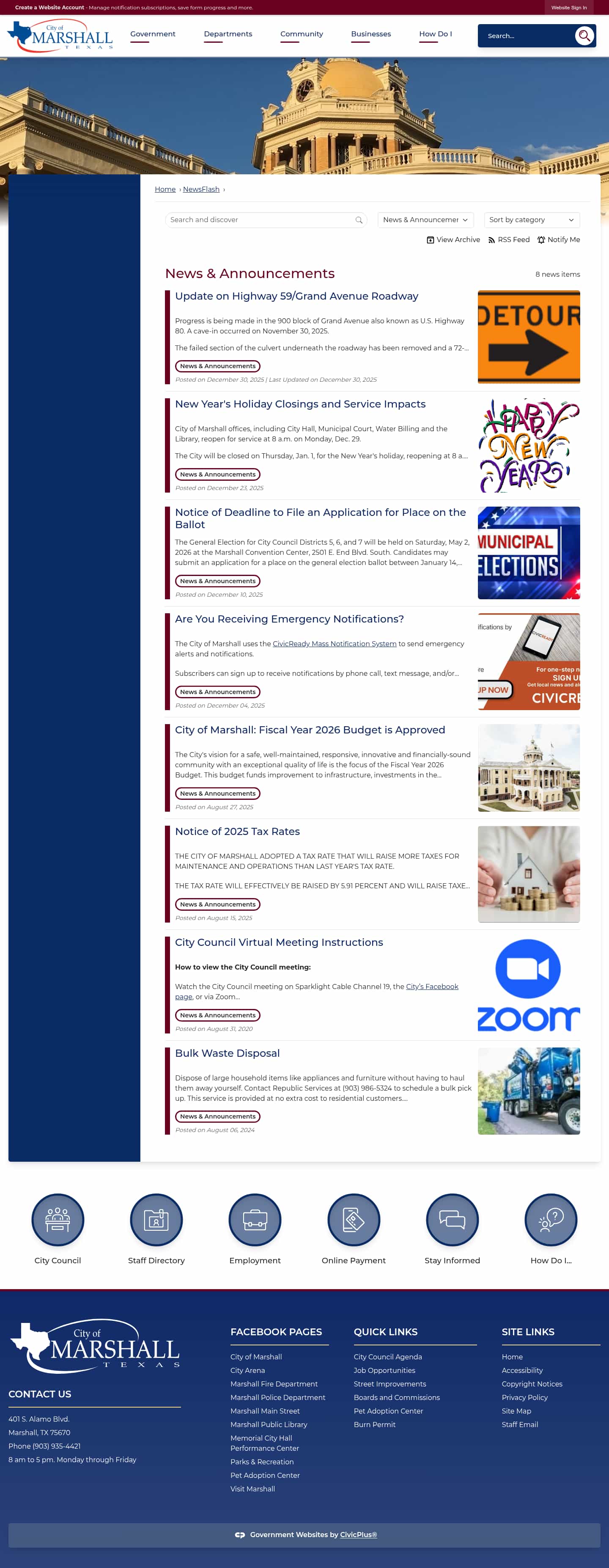 Latest website image capture