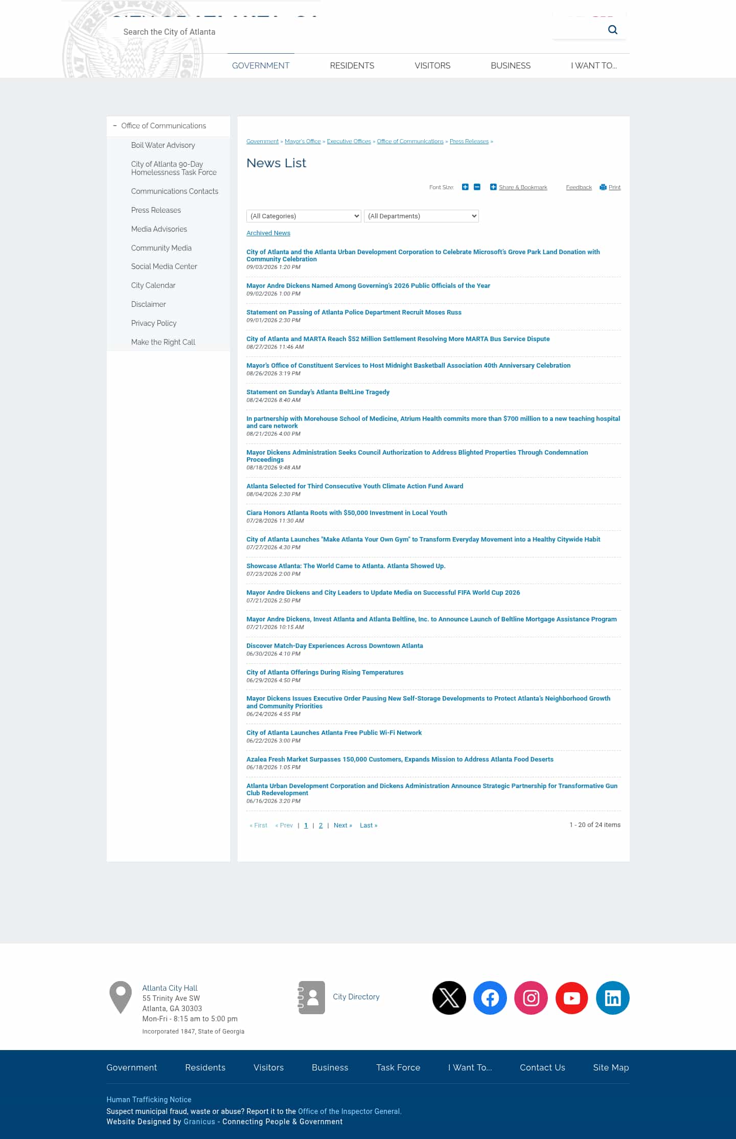Latest website image capture