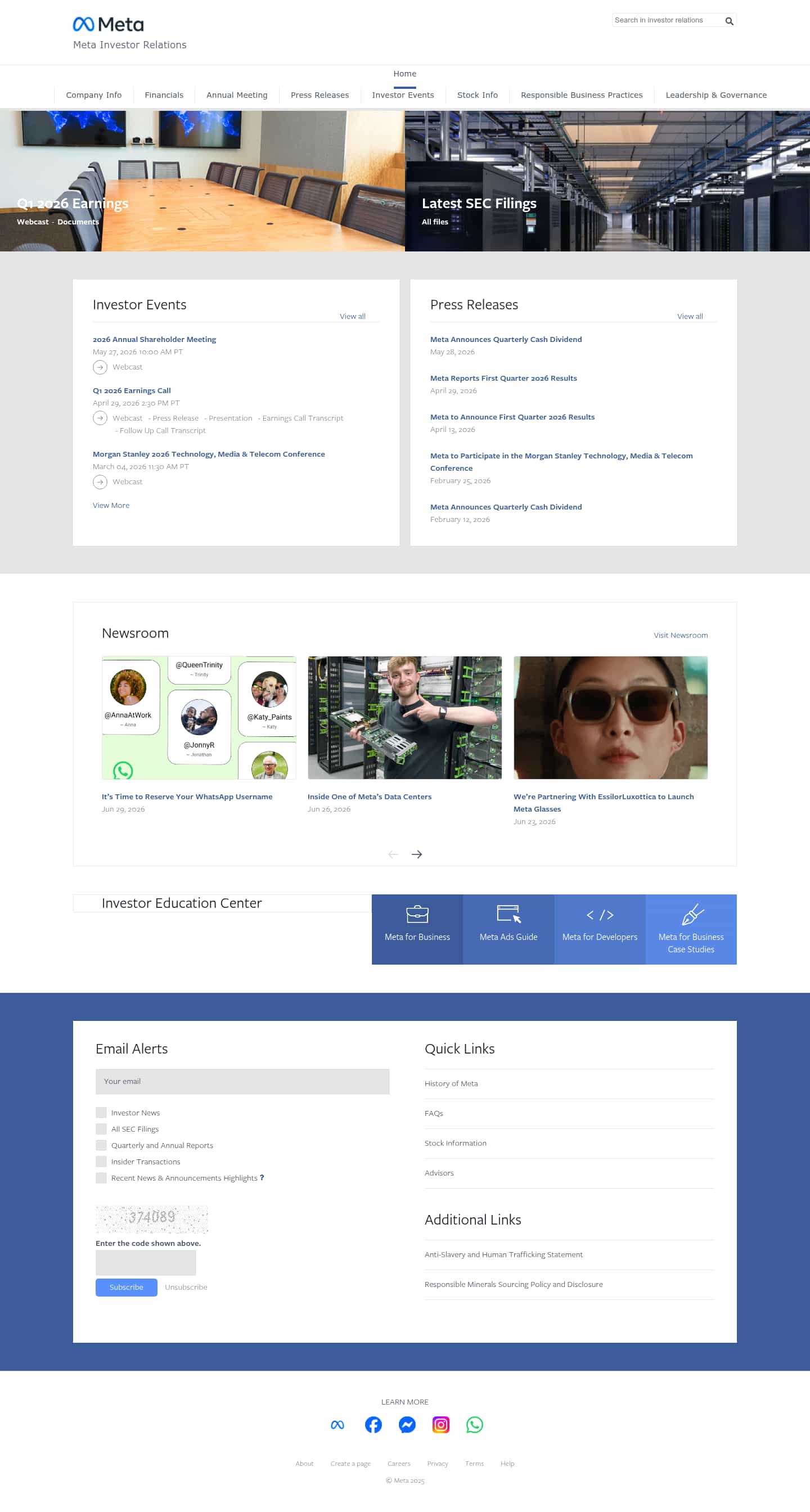 Latest website image capture