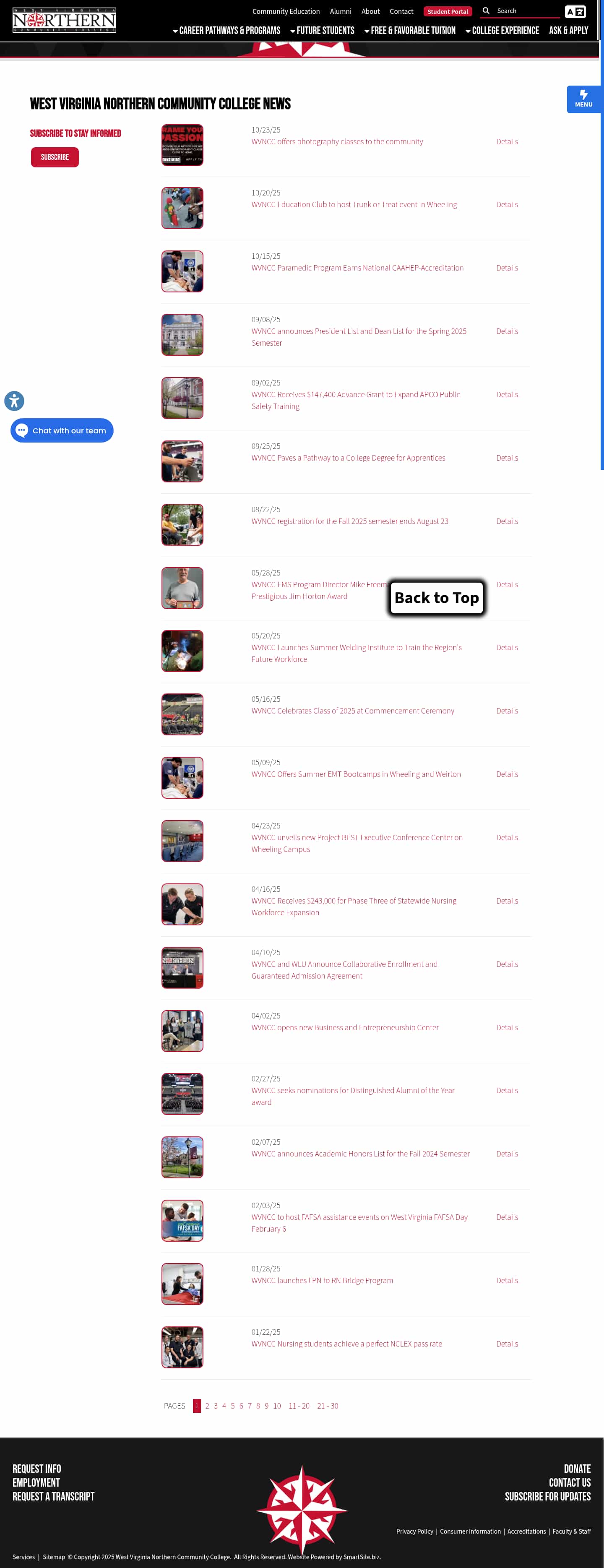 Latest website image capture