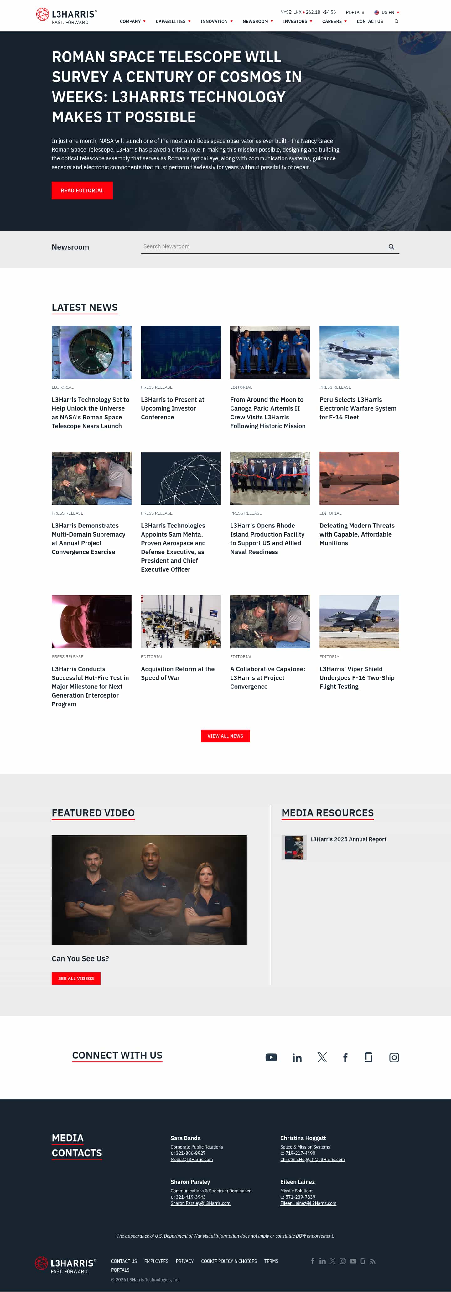 Latest website image capture