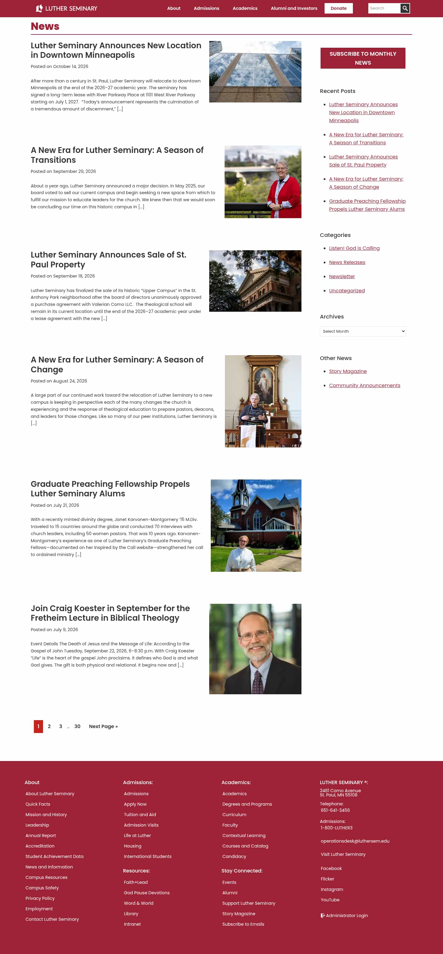 Latest website image capture