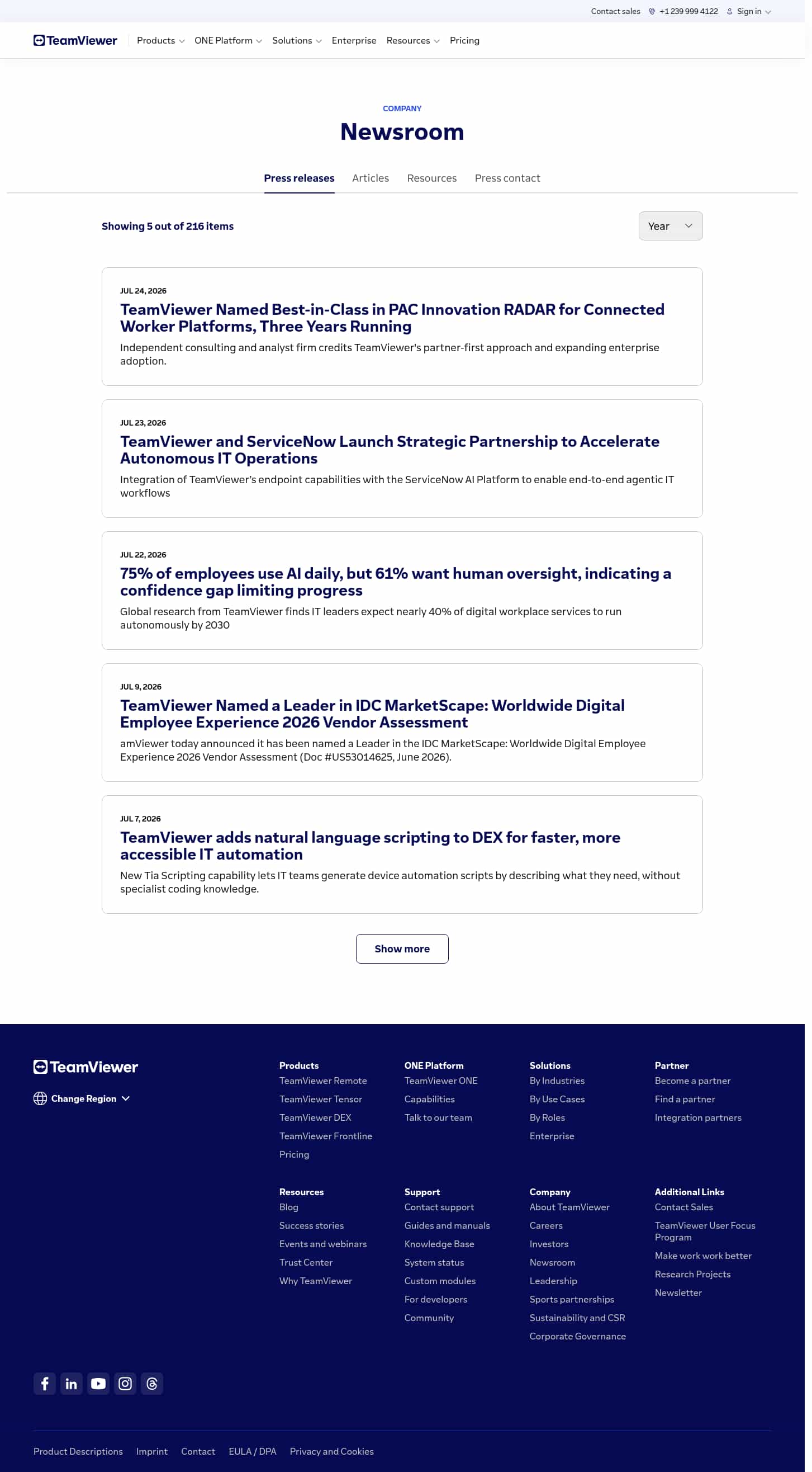 Latest website image capture