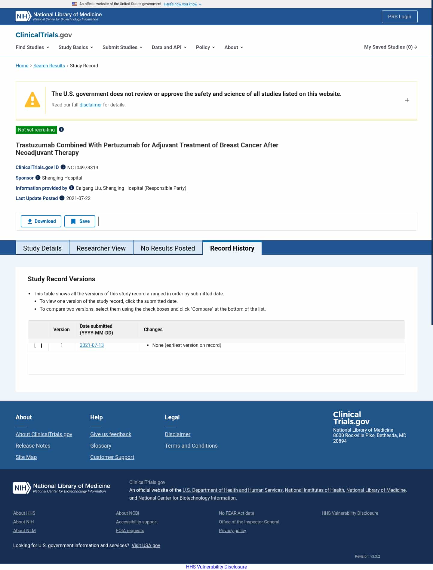 Latest website image capture