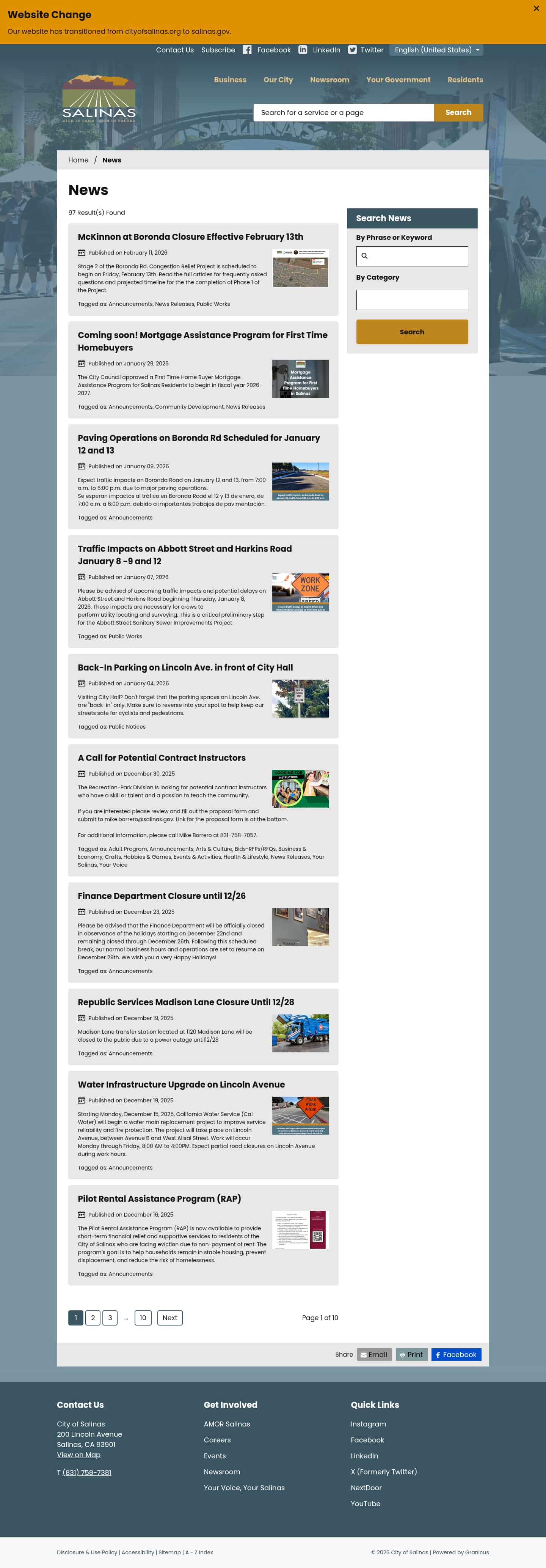 Latest website image capture