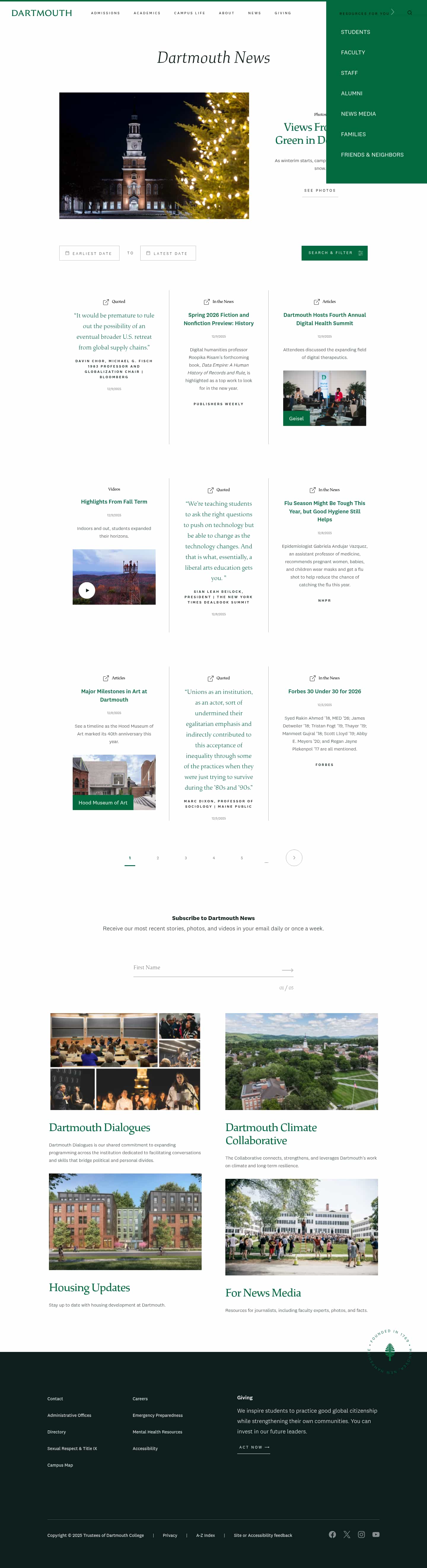 Latest website image capture