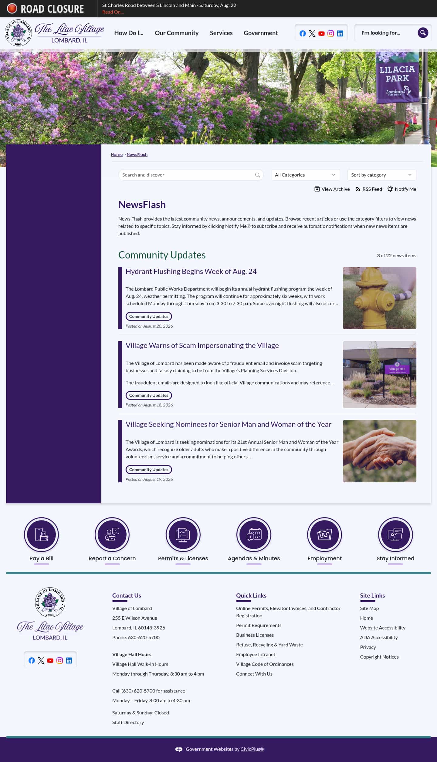 Latest website image capture