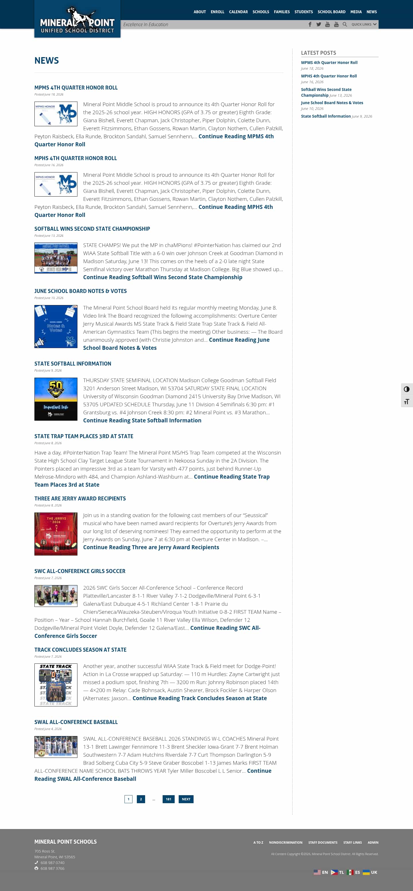 Latest website image capture