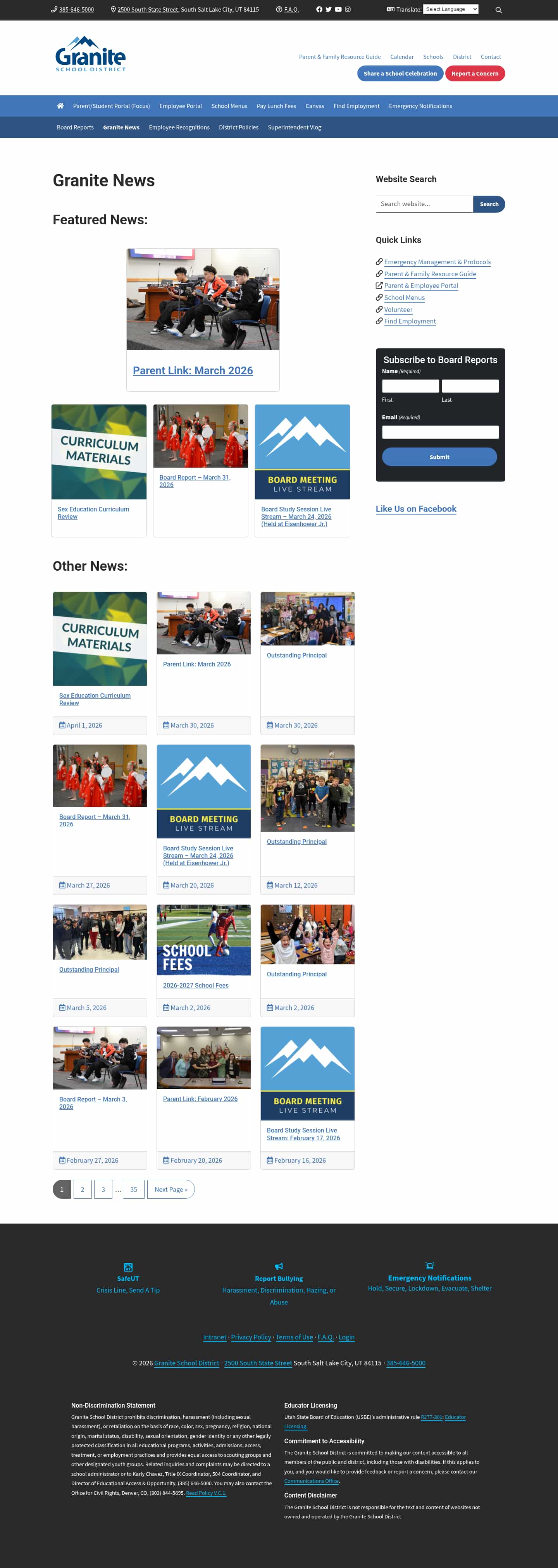 Latest website image capture