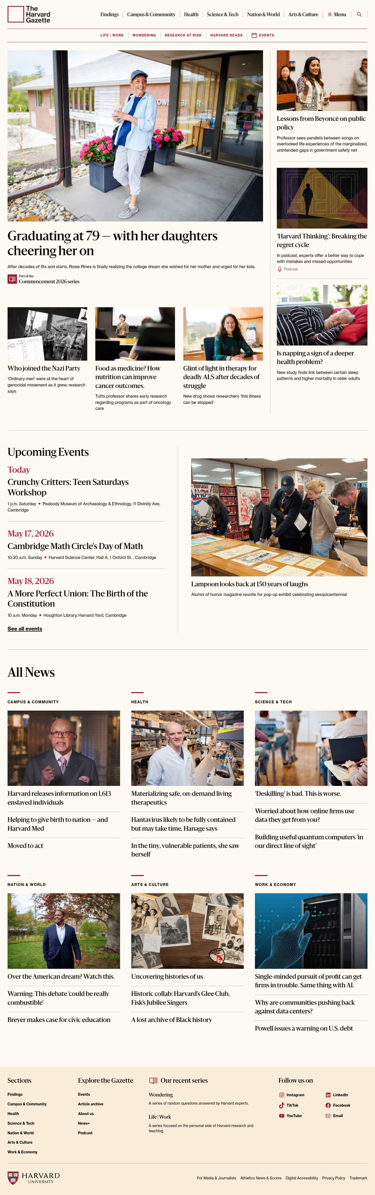 Latest website image capture