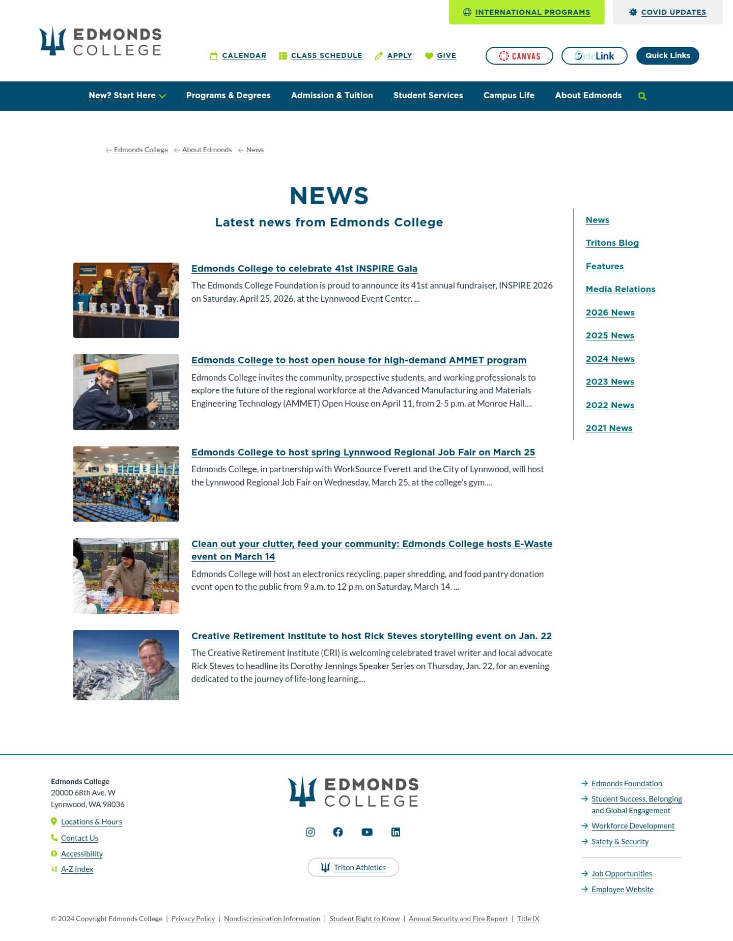 Latest website image capture