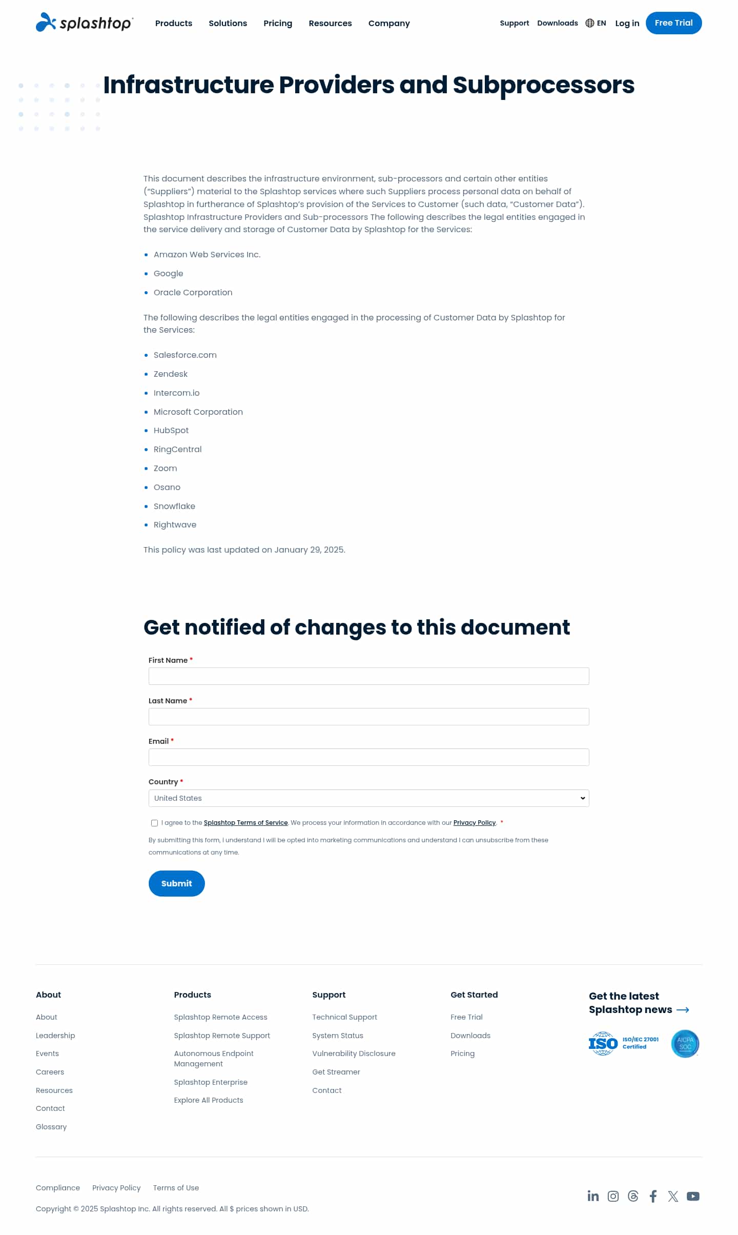 Latest website image capture