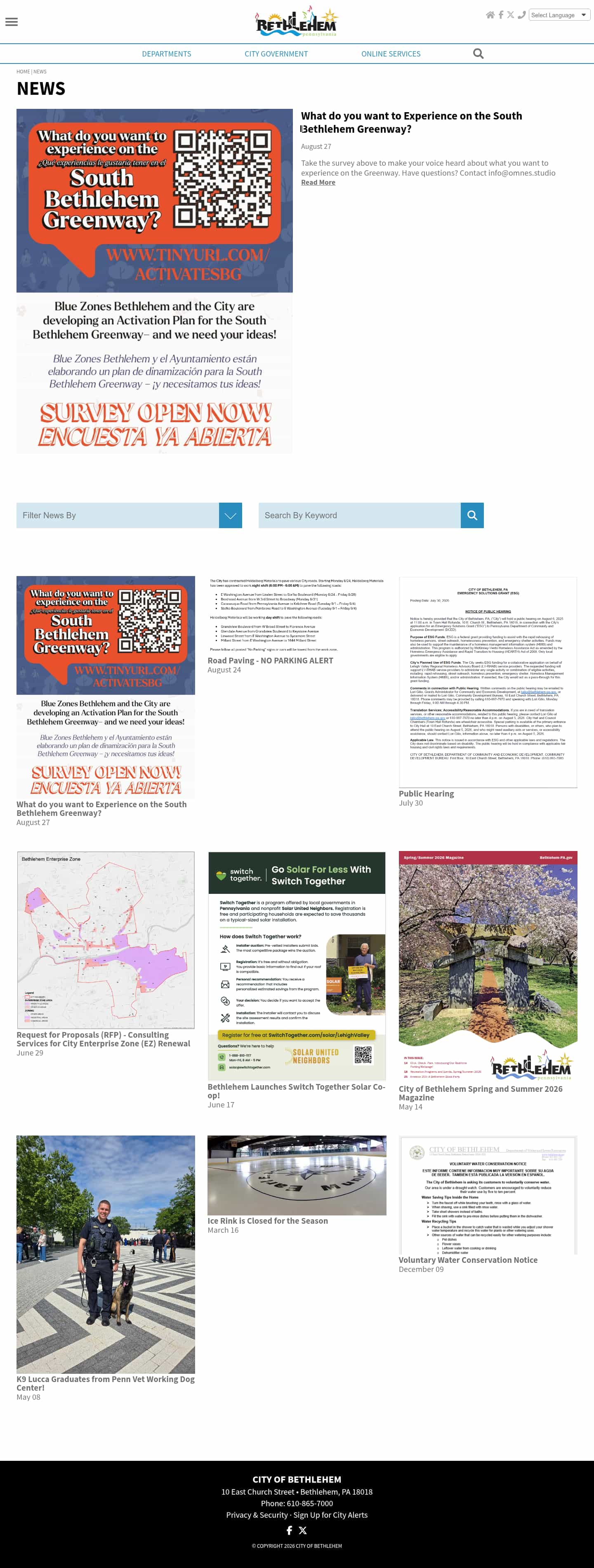 Latest website image capture