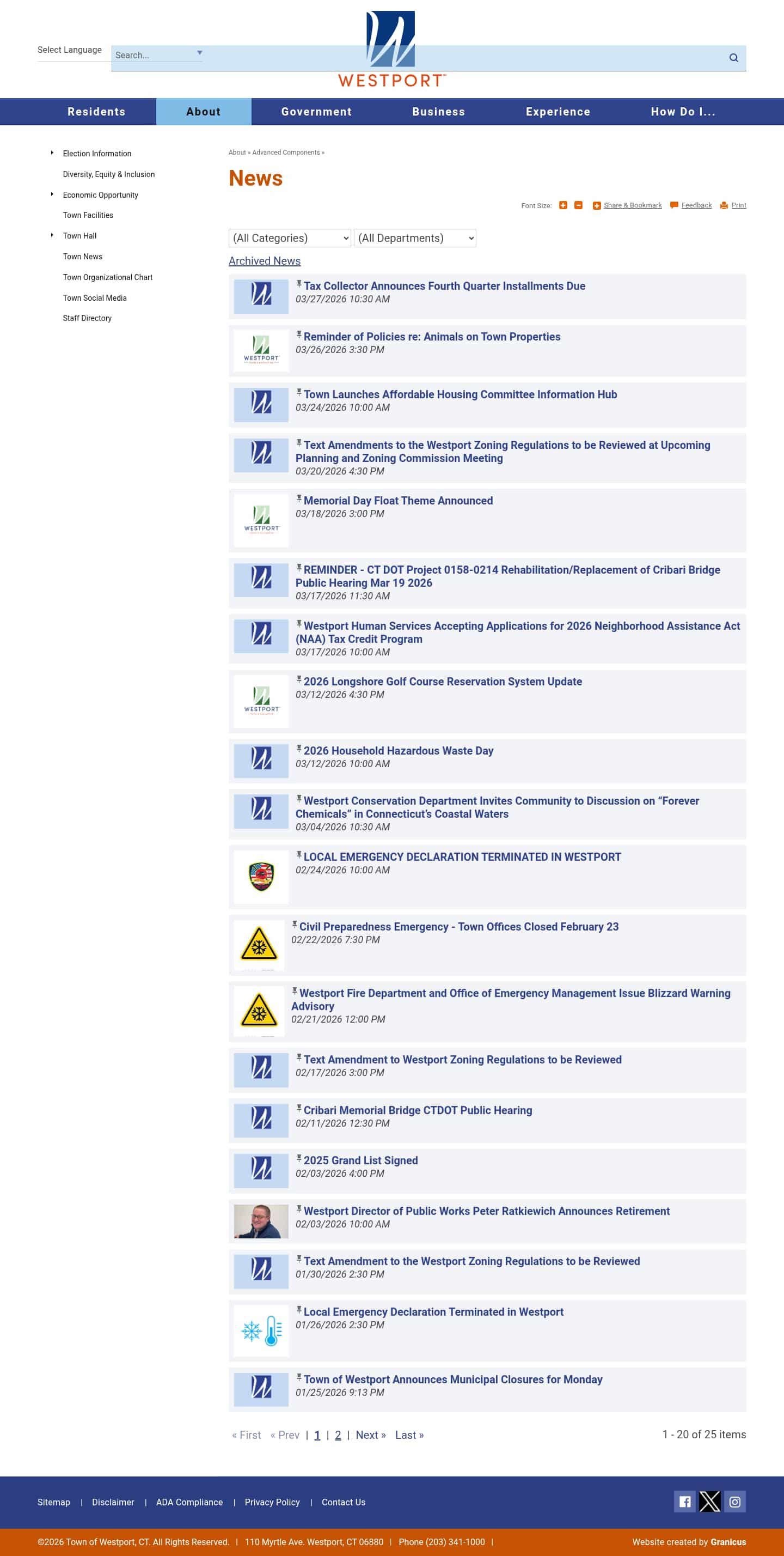 Latest website image capture