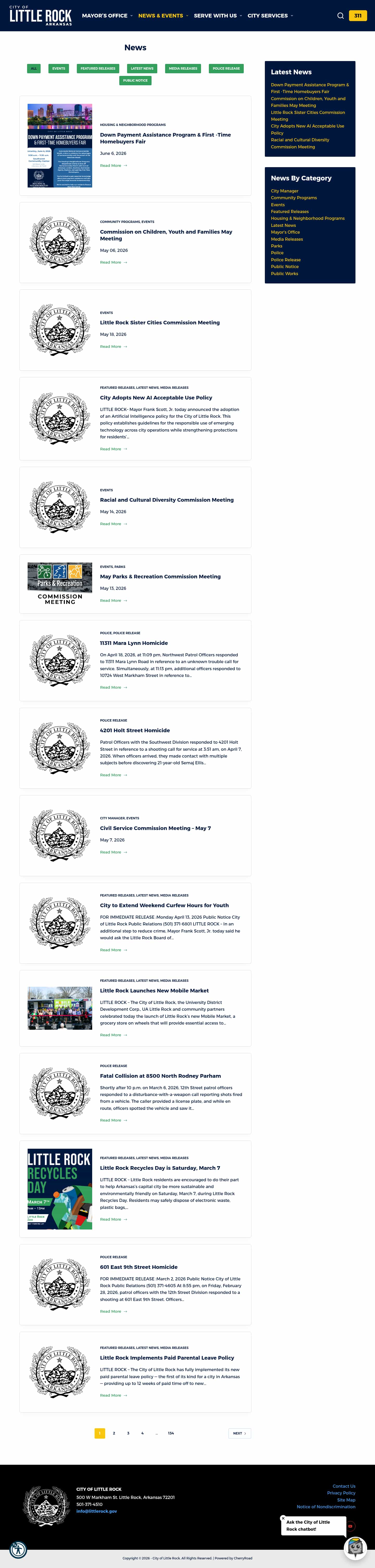 Latest website image capture