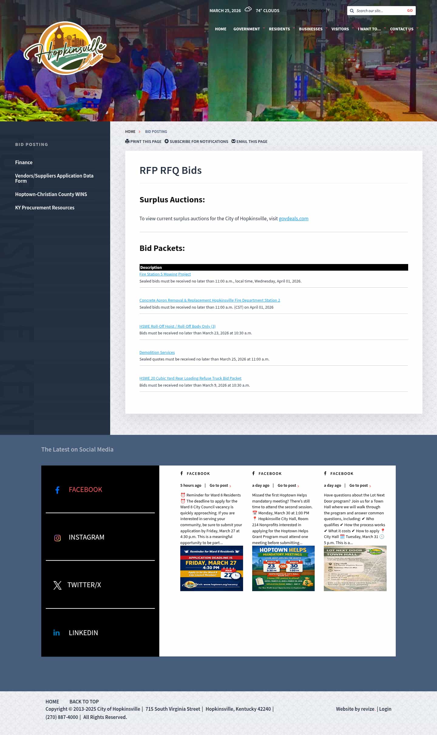 Latest website image capture