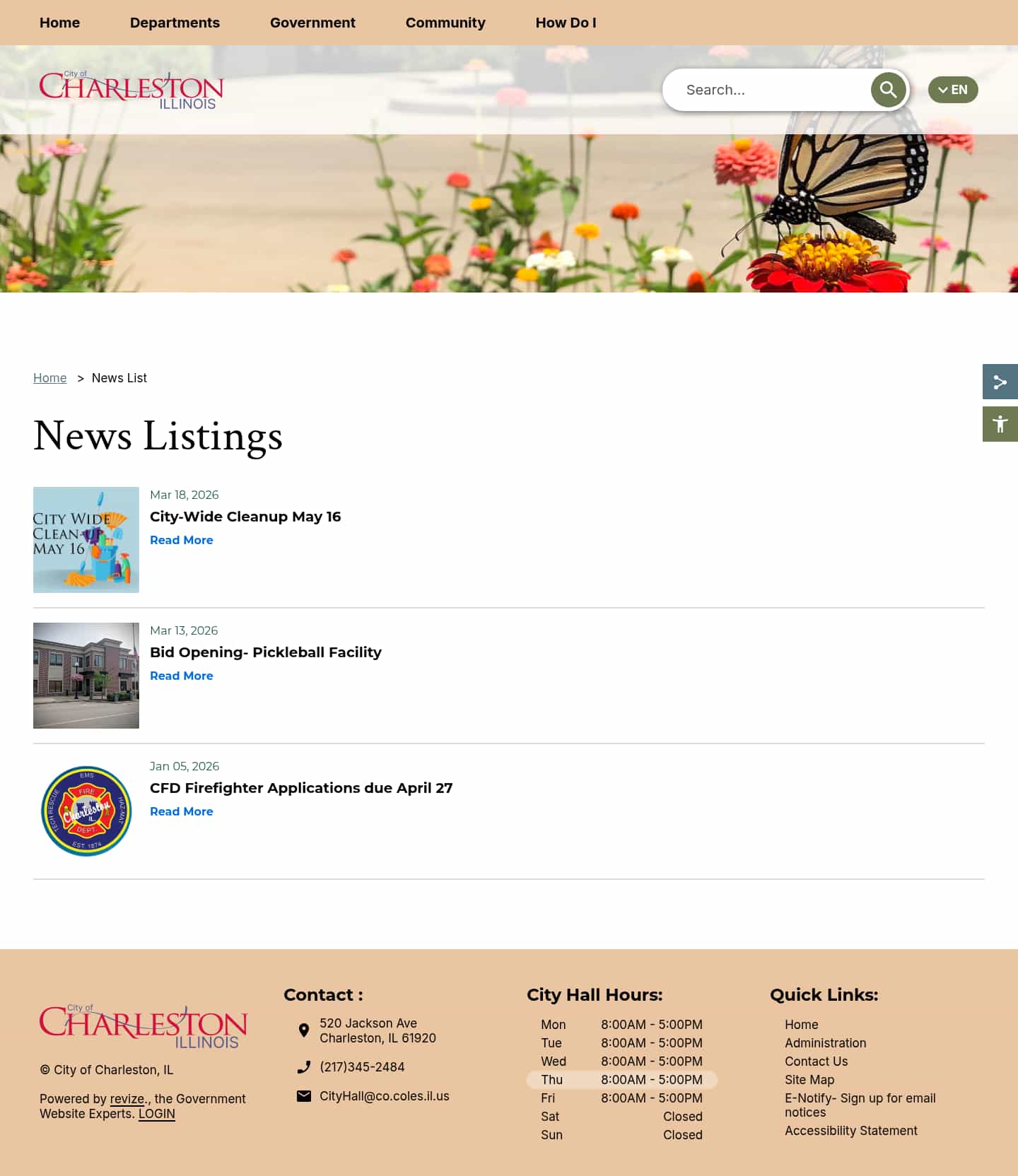 Latest website image capture