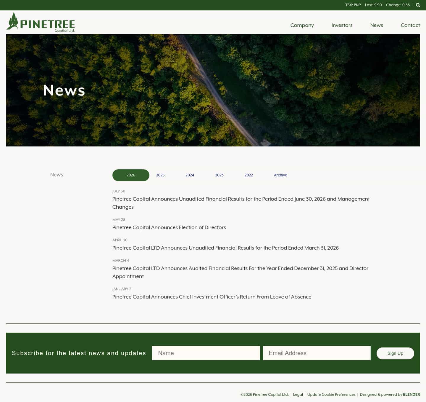 Latest website image capture